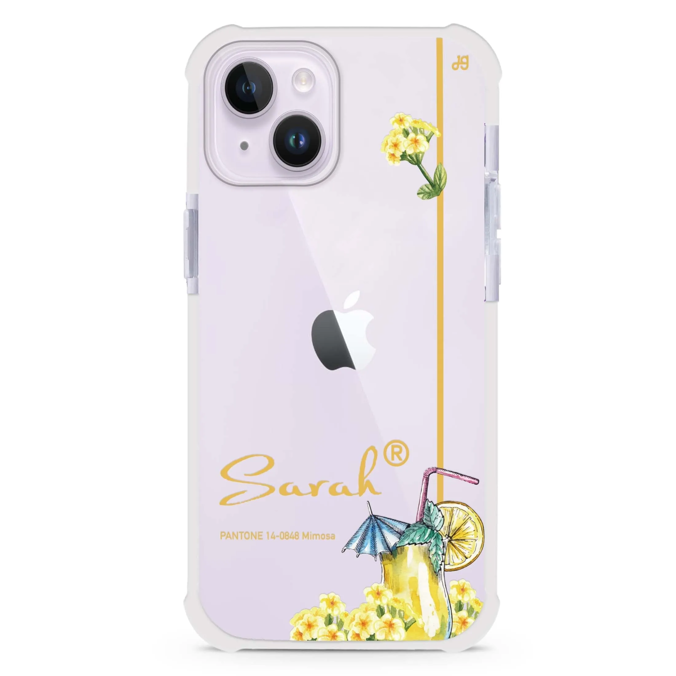 #14-0848 Mimosa II iPhone 15 Ultra Shockproof Case