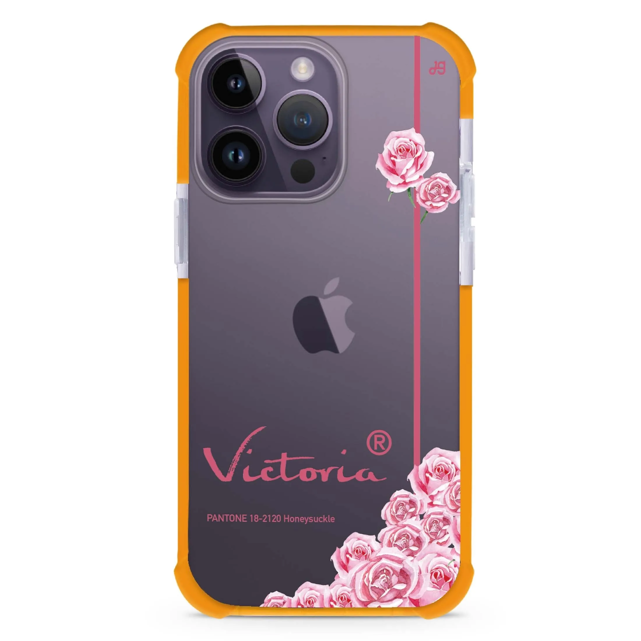 #18-2120 Honeysuckle II iPhone 15 Pro Ultra Shockproof Case