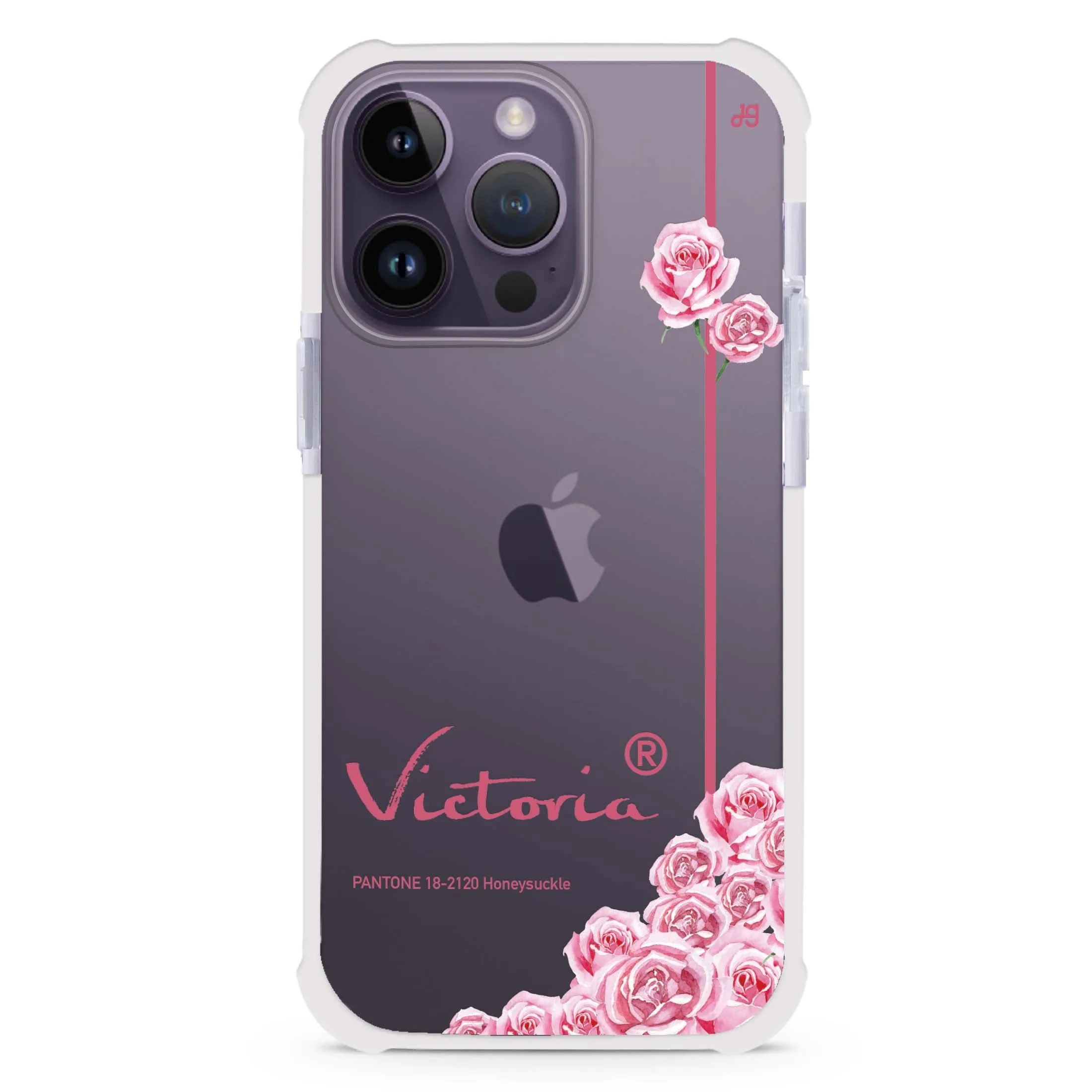 #18-2120 Honeysuckle II iPhone 15 Pro Ultra Shockproof Case