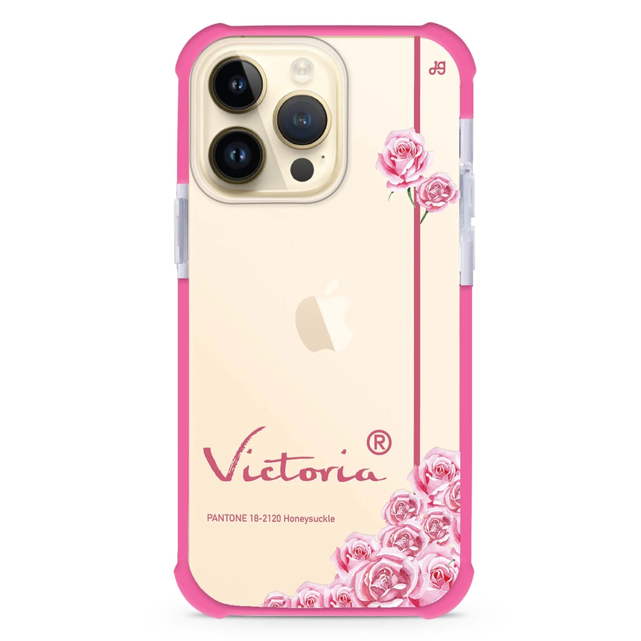 #18-2120 Honeysuckle II iPhone 15 Pro Ultra Shockproof Case