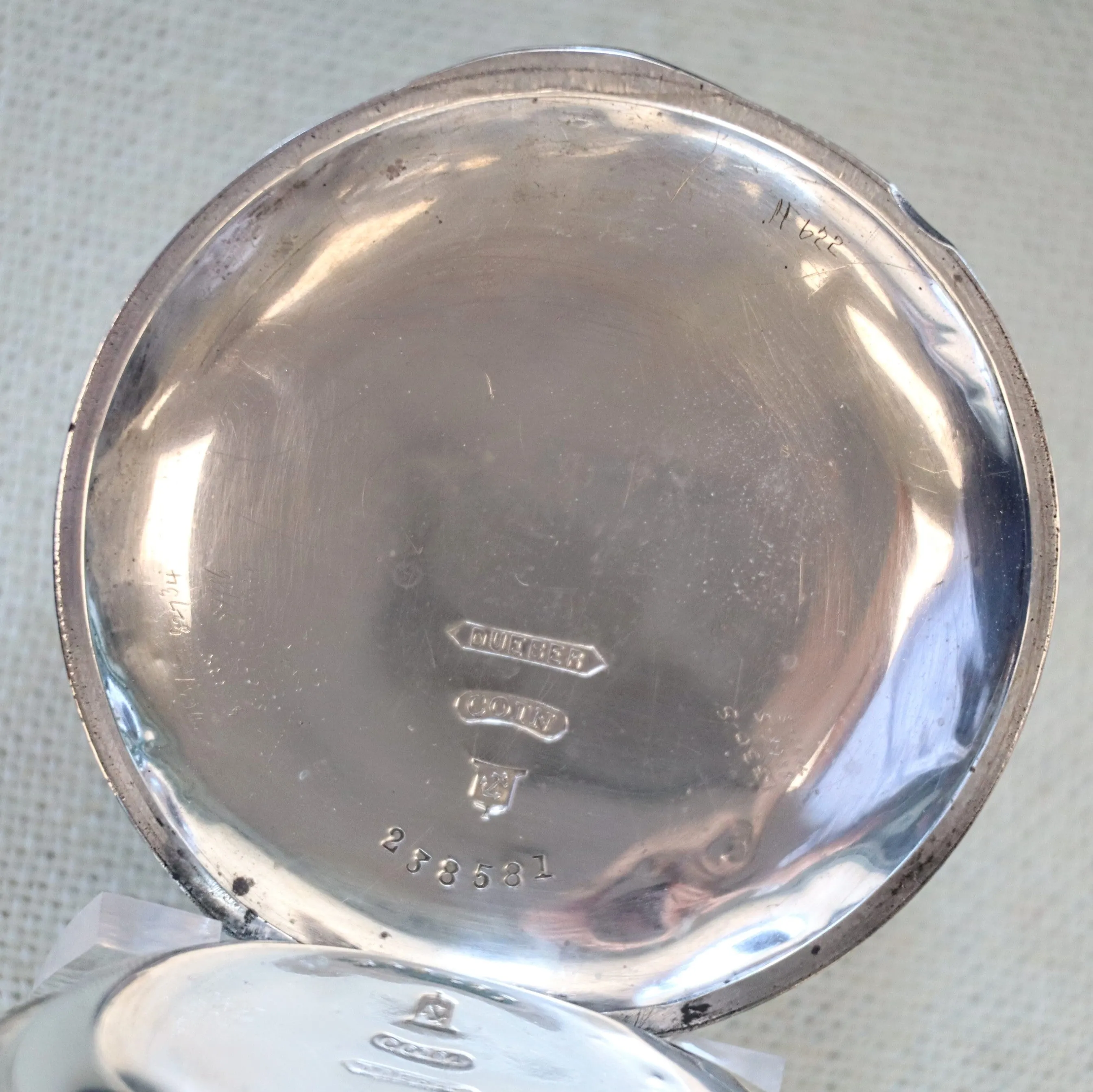 1884 ELGIN Pocket Watch Openface 18s Grade 7 Key Wind 7 Jewels Coin Silver Case
