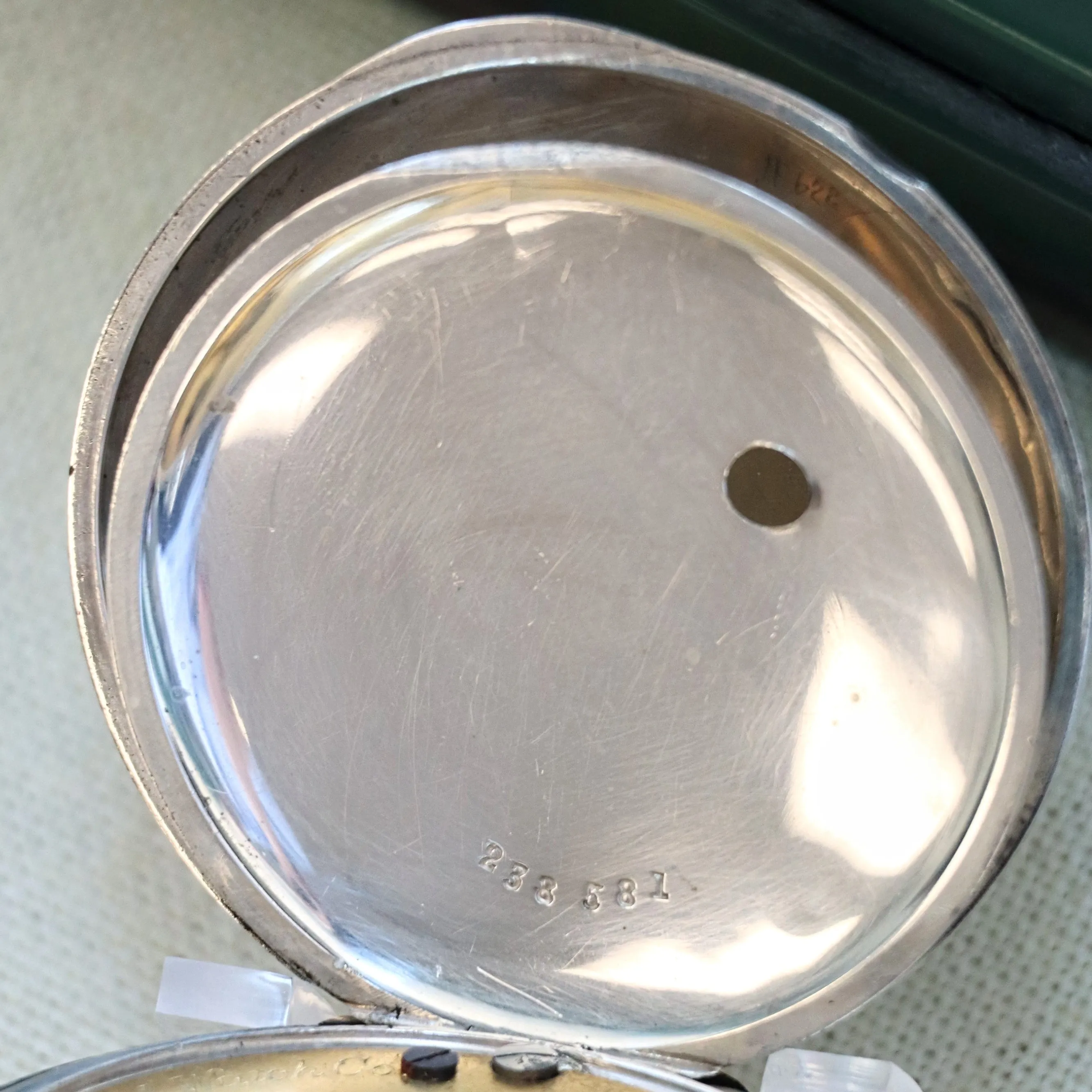 1884 ELGIN Pocket Watch Openface 18s Grade 7 Key Wind 7 Jewels Coin Silver Case