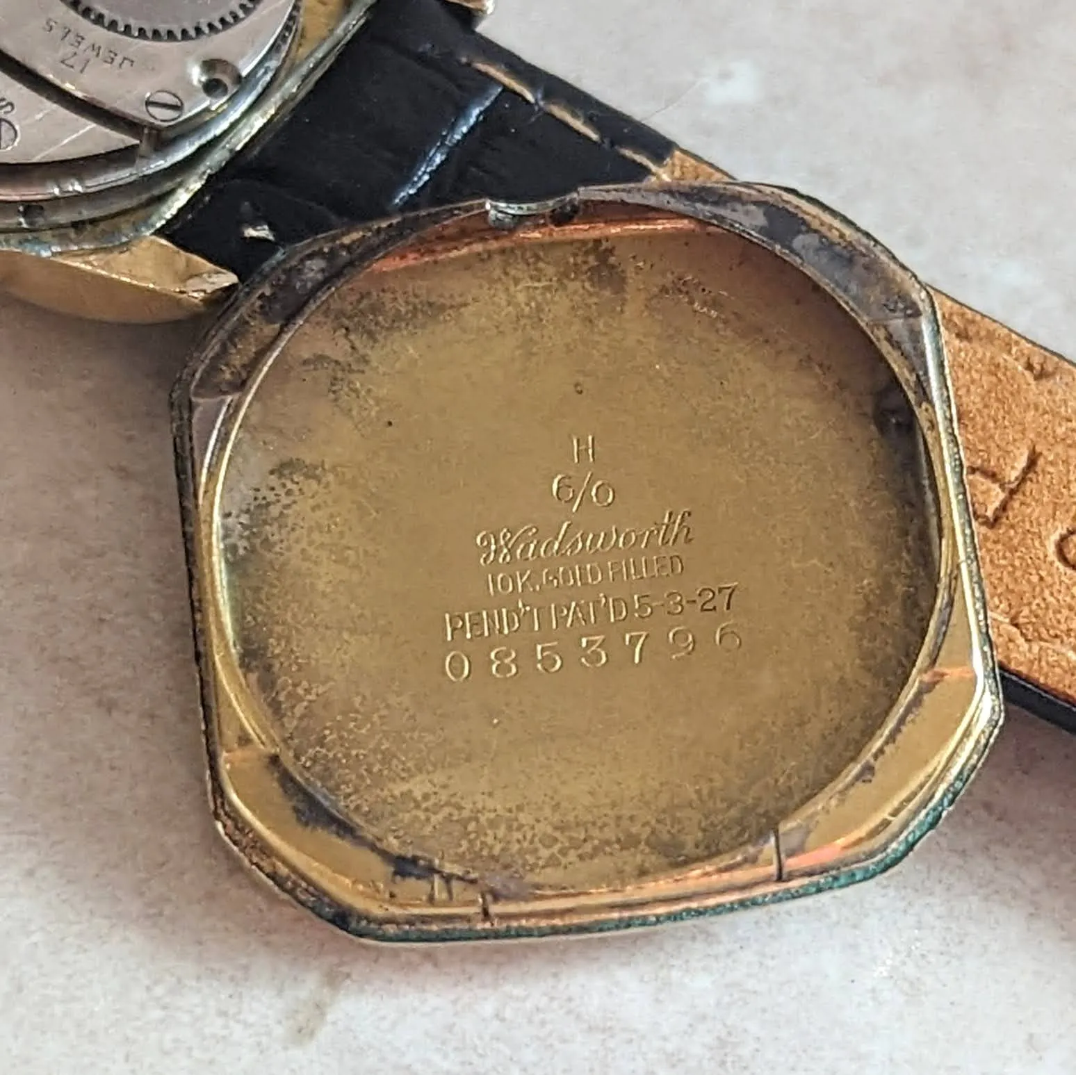 1935 HAMILTON Scott Watch Grade 987-F Vintage Wristwatch