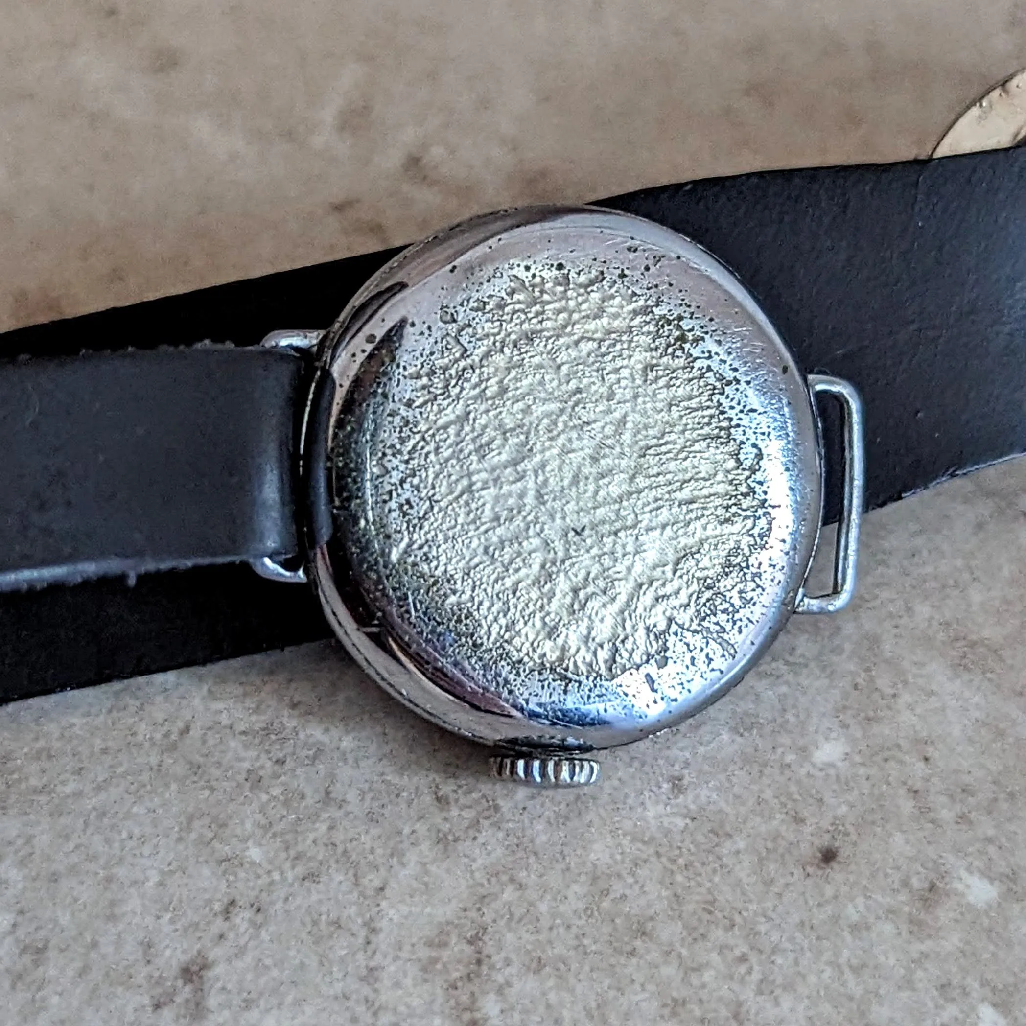 1935 LONGINES Military Wristwatch Cal. 10.68Z Wire Lug Trench Watch