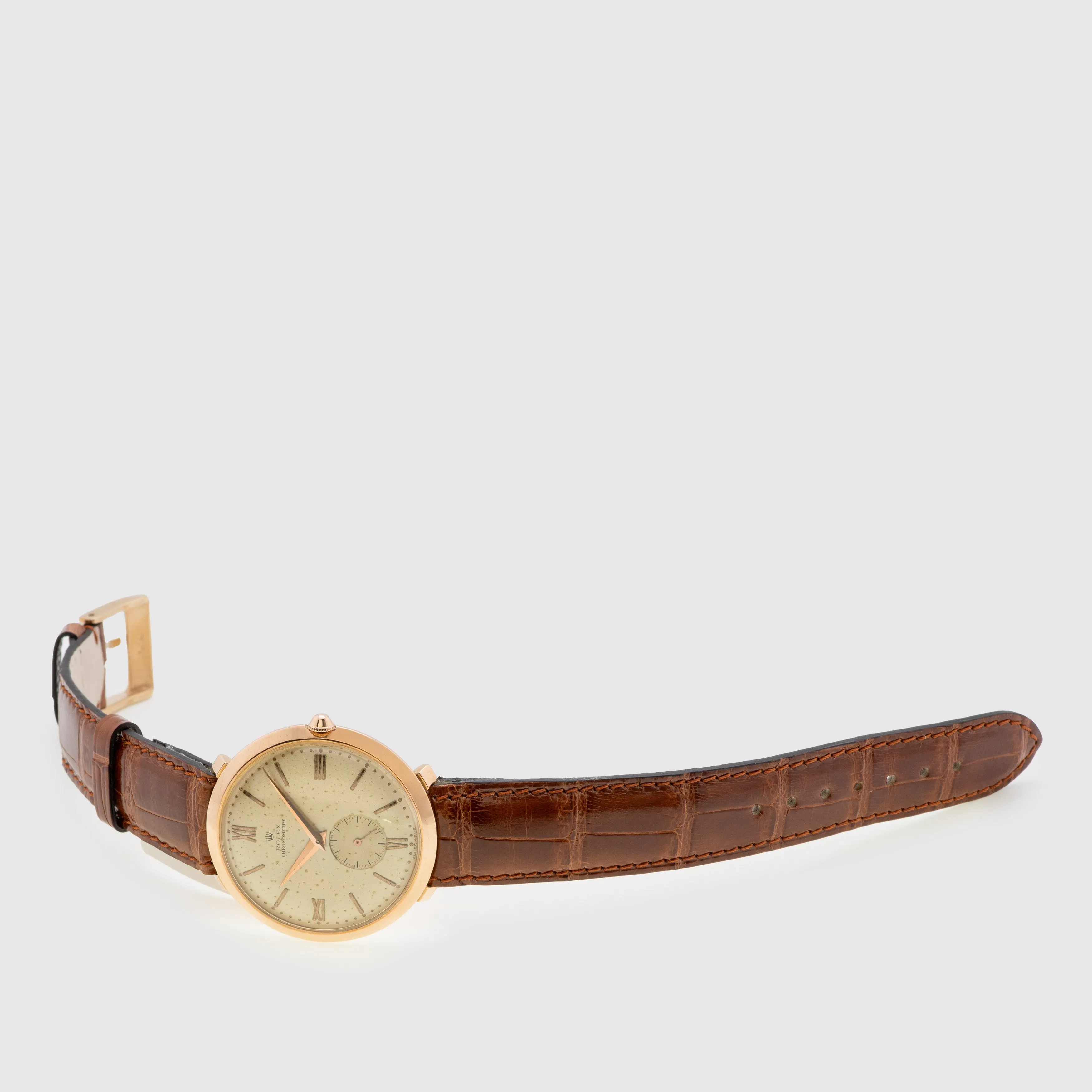 1944 Rolex Oversized Chronometre Pink Gold Ref. 4119