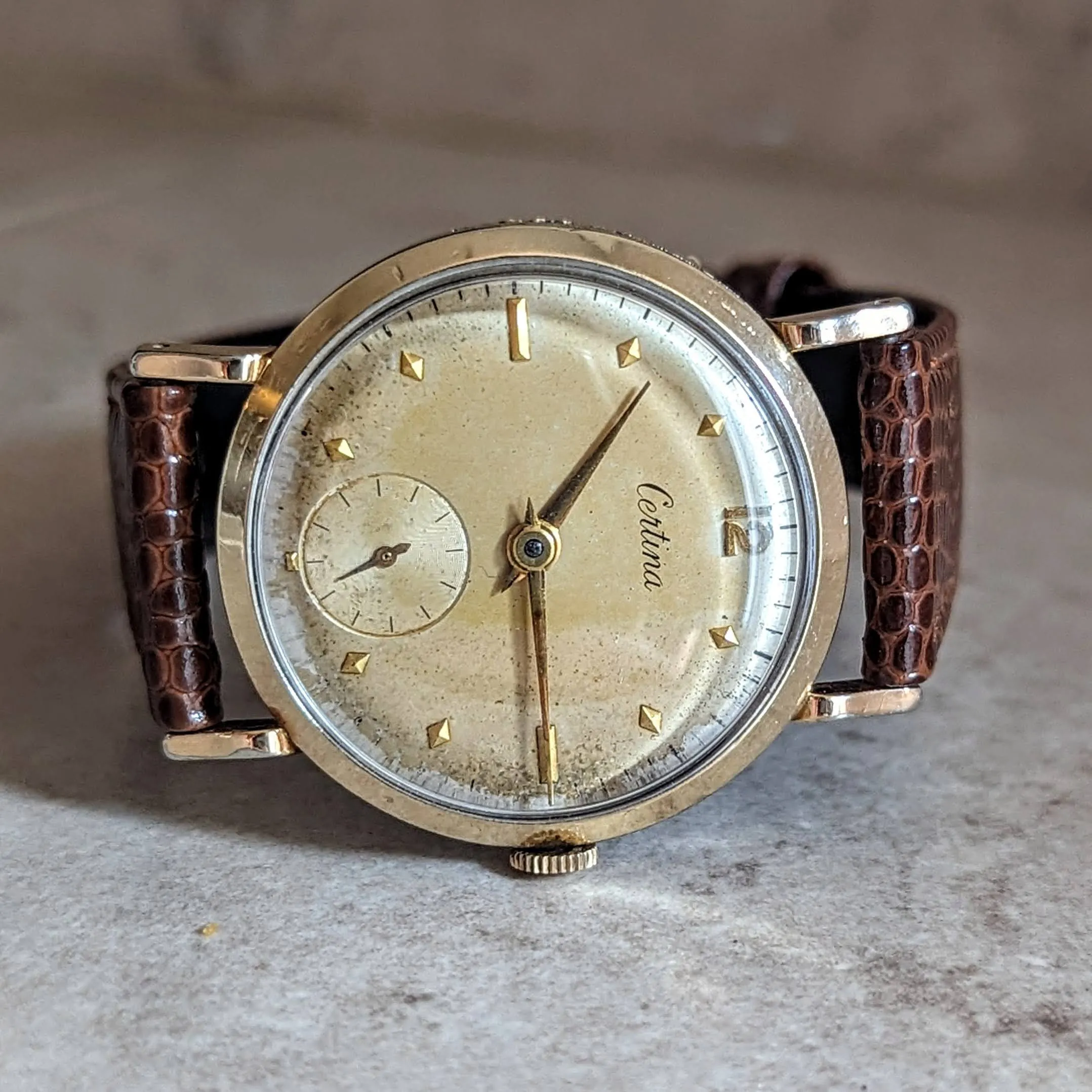 1950’s CERTINA Wristwatch 15 Jewels Cal. K.F.320 Swiss Made Vintage Watch