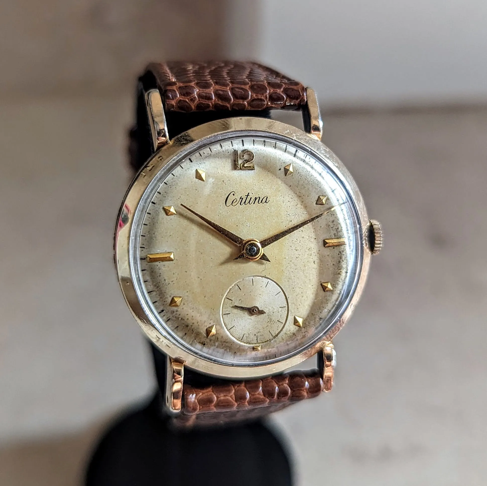 1950’s CERTINA Wristwatch 15 Jewels Cal. K.F.320 Swiss Made Vintage Watch