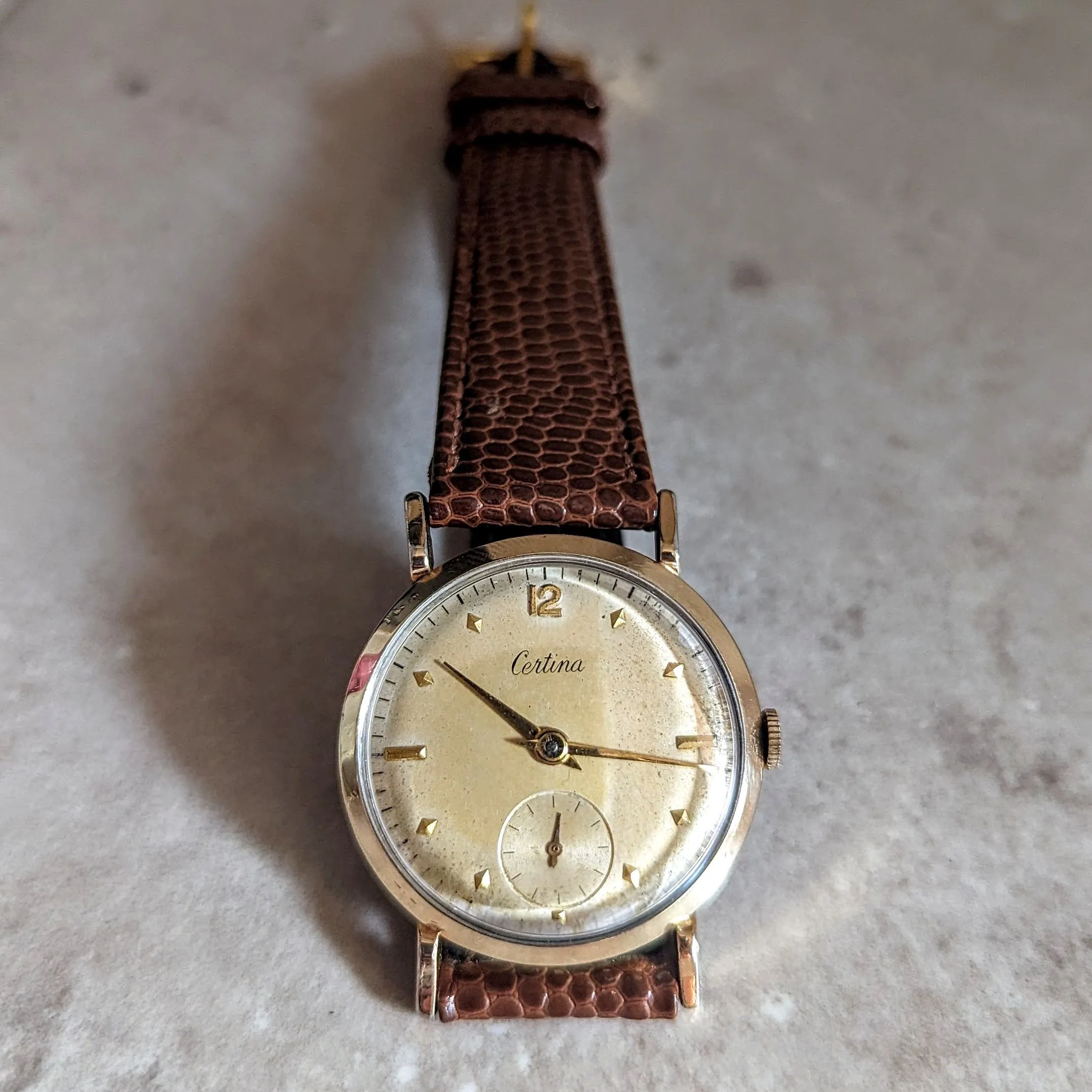 1950’s CERTINA Wristwatch 15 Jewels Cal. K.F.320 Swiss Made Vintage Watch