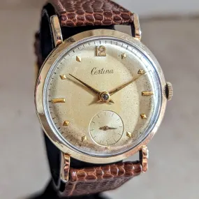 1950’s CERTINA Wristwatch 15 Jewels Cal. K.F.320 Swiss Made Vintage Watch
