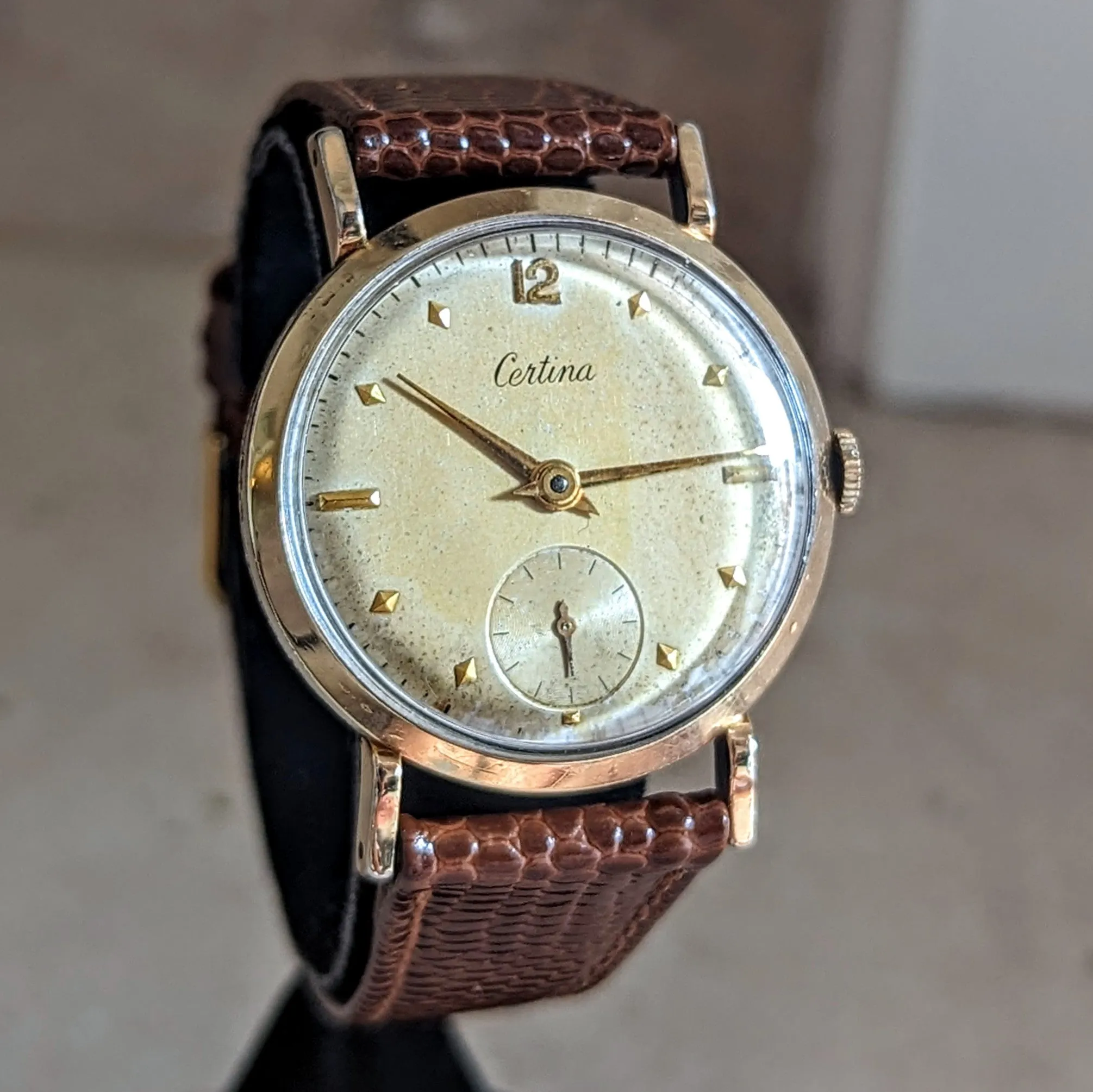 1950’s CERTINA Wristwatch 15 Jewels Cal. K.F.320 Swiss Made Vintage Watch