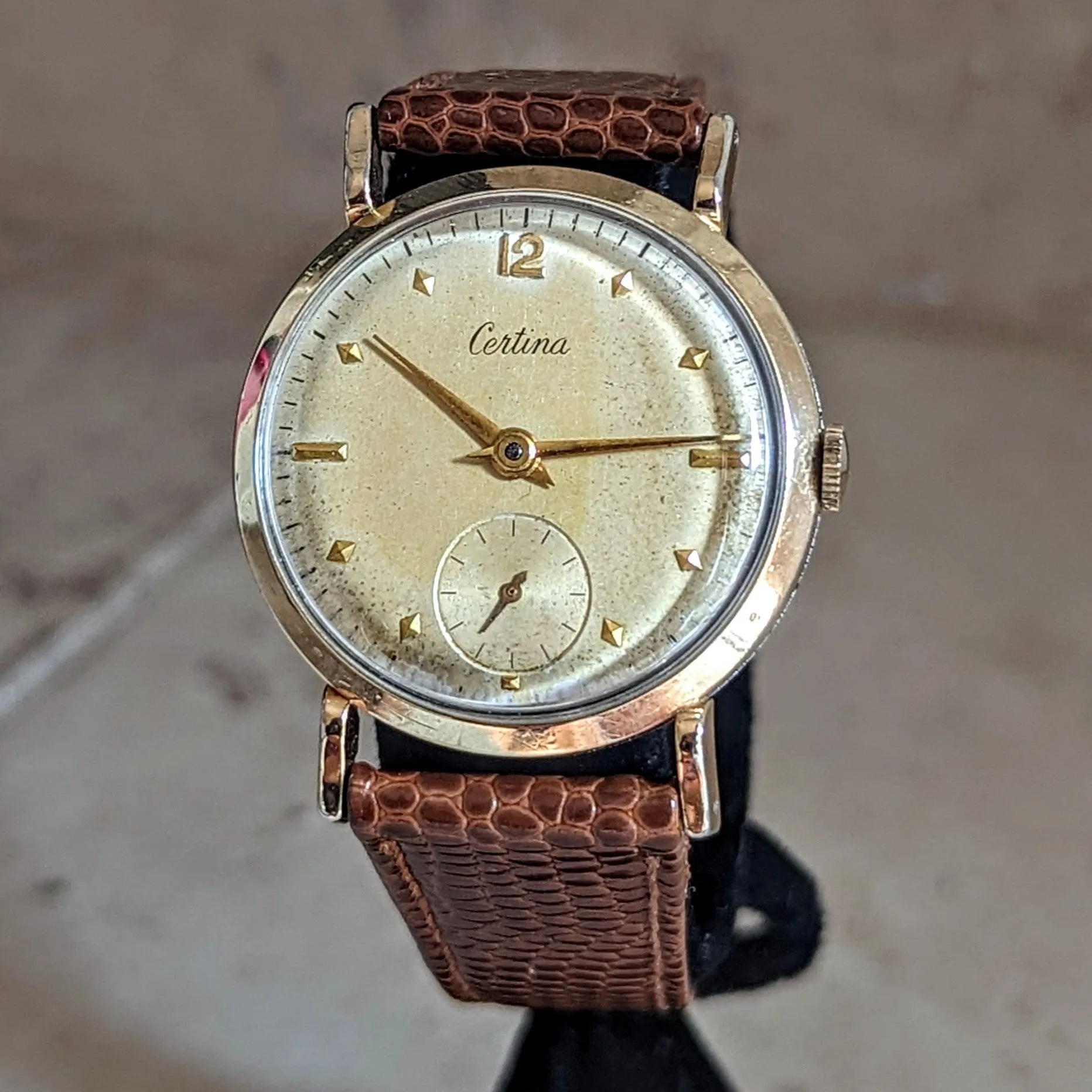 1950’s CERTINA Wristwatch 15 Jewels Cal. K.F.320 Swiss Made Vintage Watch