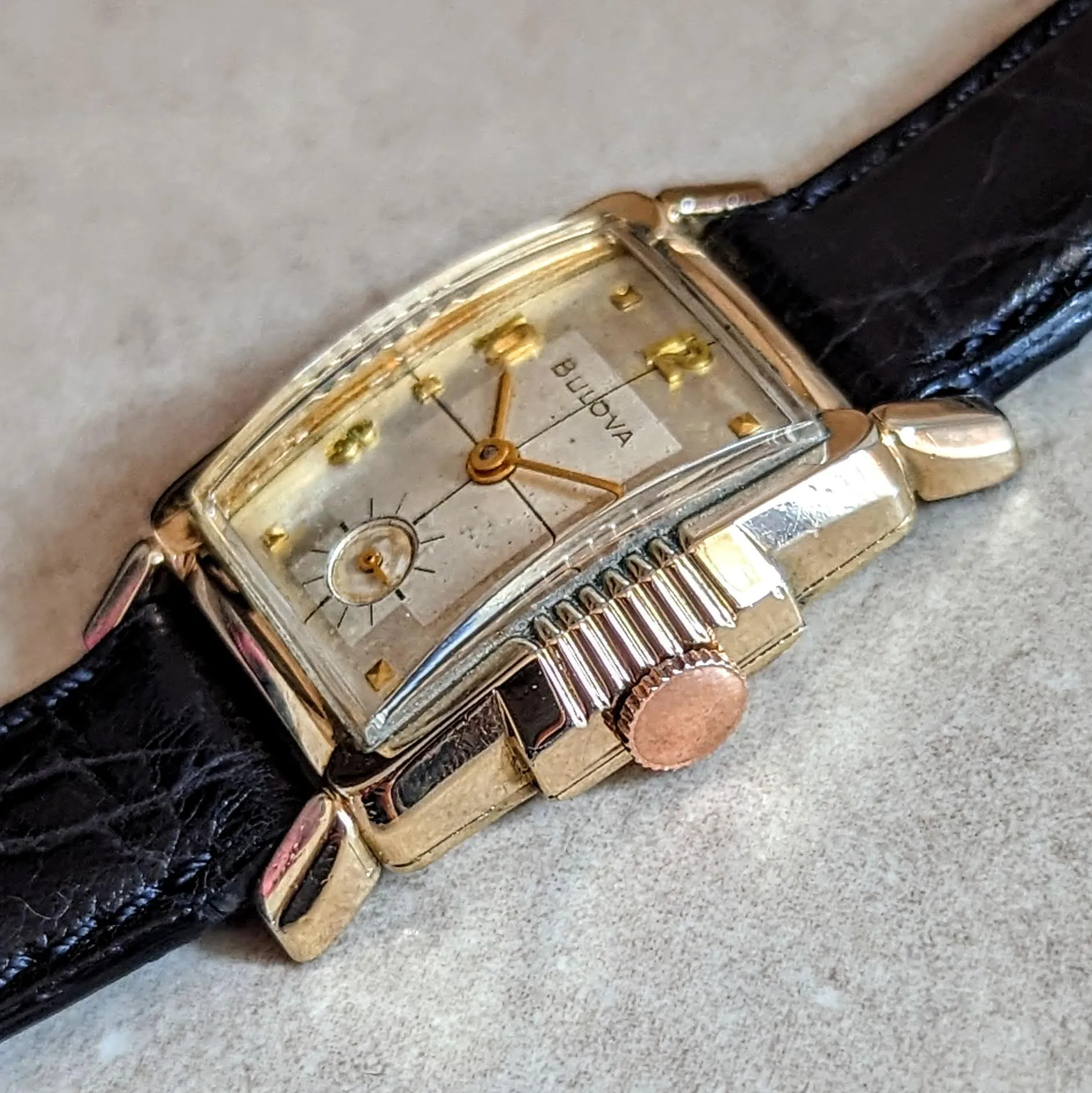 1957 BULOVA Princeton “A” Wristwatch 21-Jewel Cal. 10BP 5 ADJ. USA Made Watch