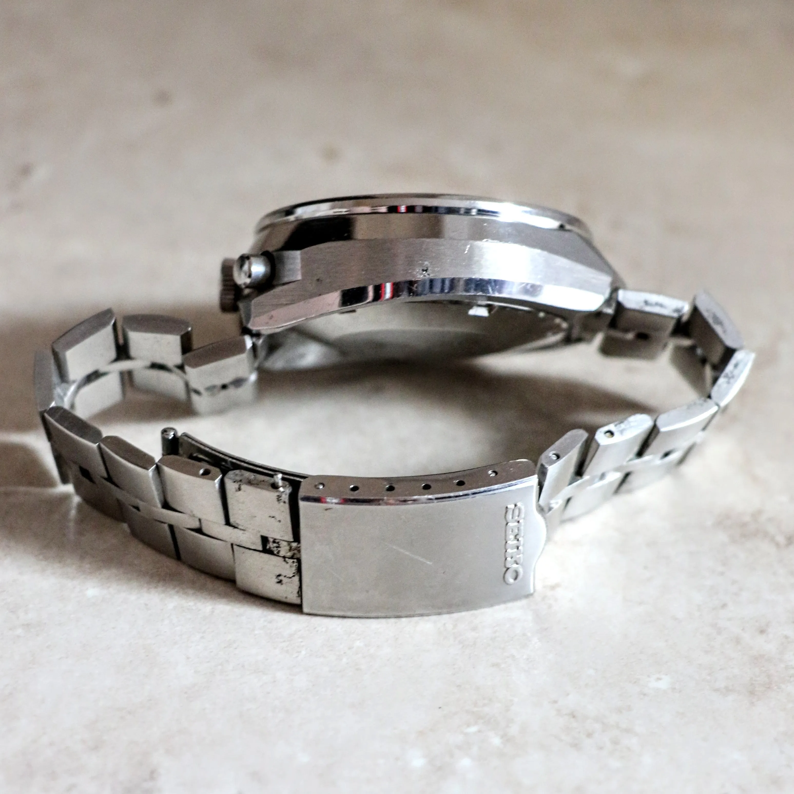 1977 SEIKO BULLHEAD Chronograph Automatic Watch Ref. 6138-0040 Day/Date Vintage Wristwatch