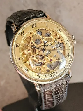 1978 CARAVELLE By Bulova - Skeleton Watch 17 Jewels Cal. 1241.50