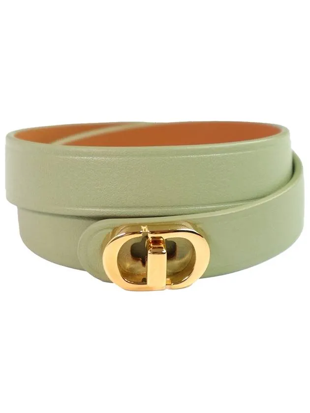 30 Montaigne Leather Bracelet Green