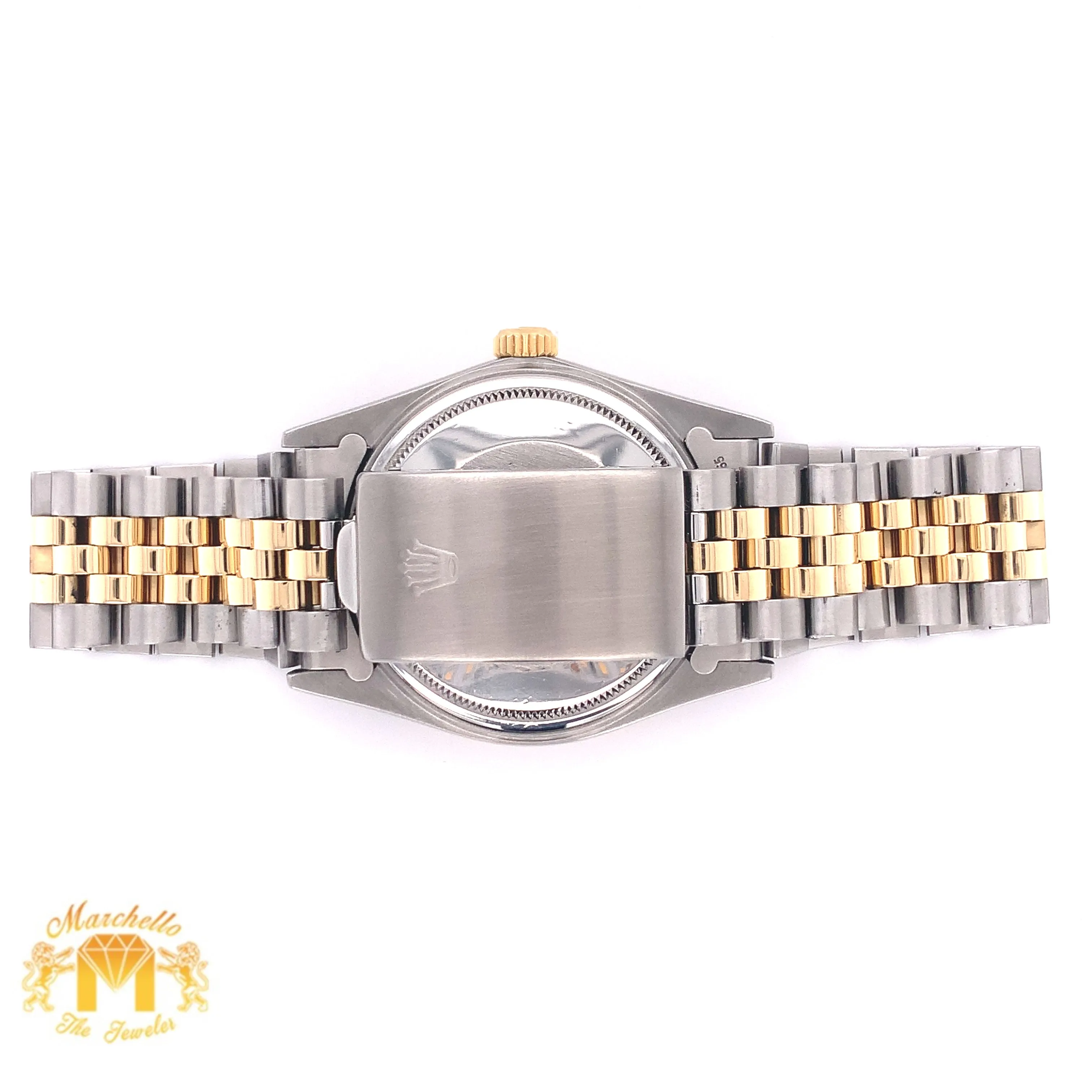 36mm Rolex Datejust Watch with Two-tone Jubilee Bracelet (36 mm, quick set)