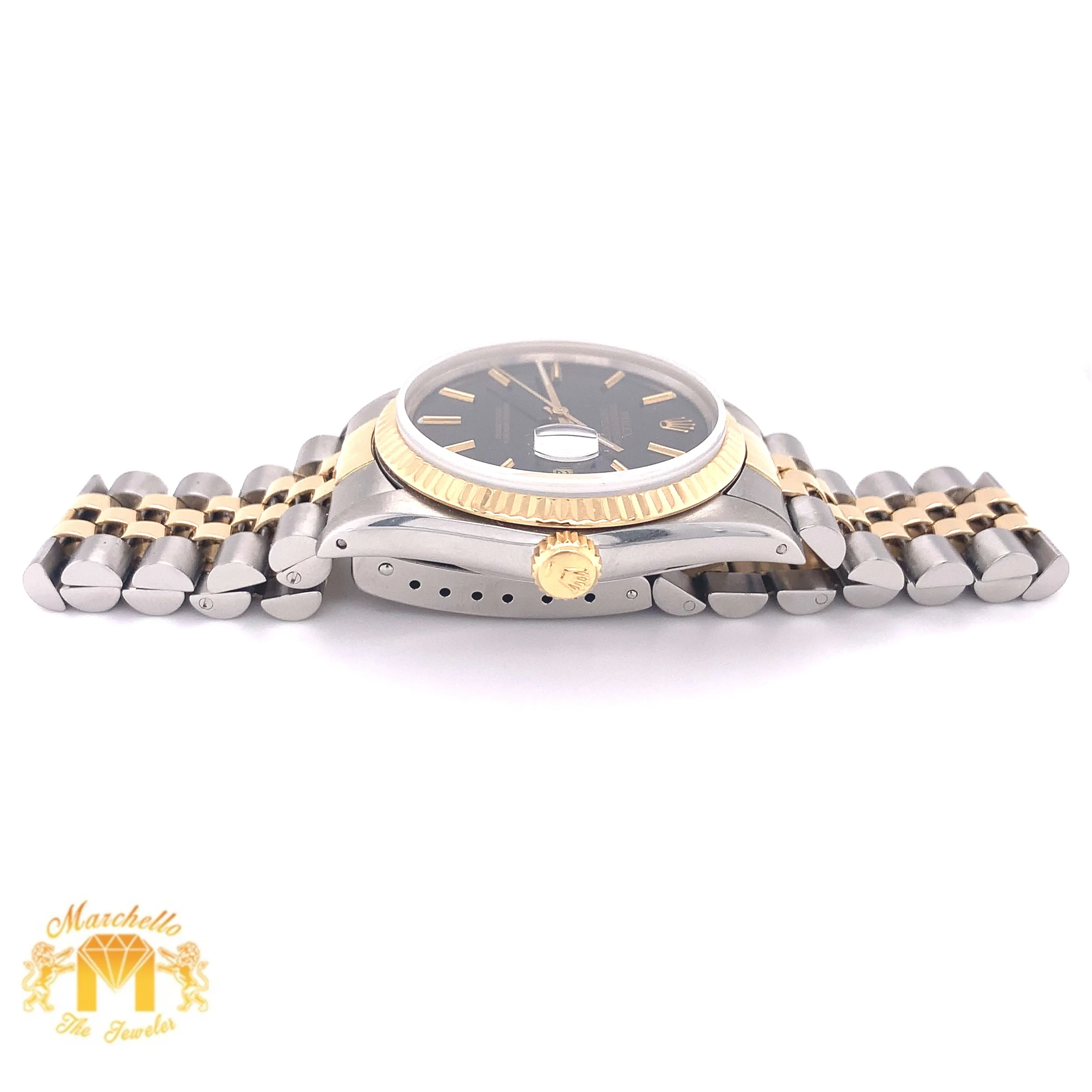 36mm Rolex Datejust Watch with Two-tone Jubilee Bracelet (36 mm, quick set)