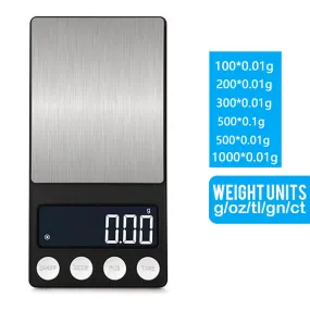 500g 0.01 Electronic Mini LCD Digital DIY Jewelry Scale High Accuracy Backlight Pocket Jewelry Weight