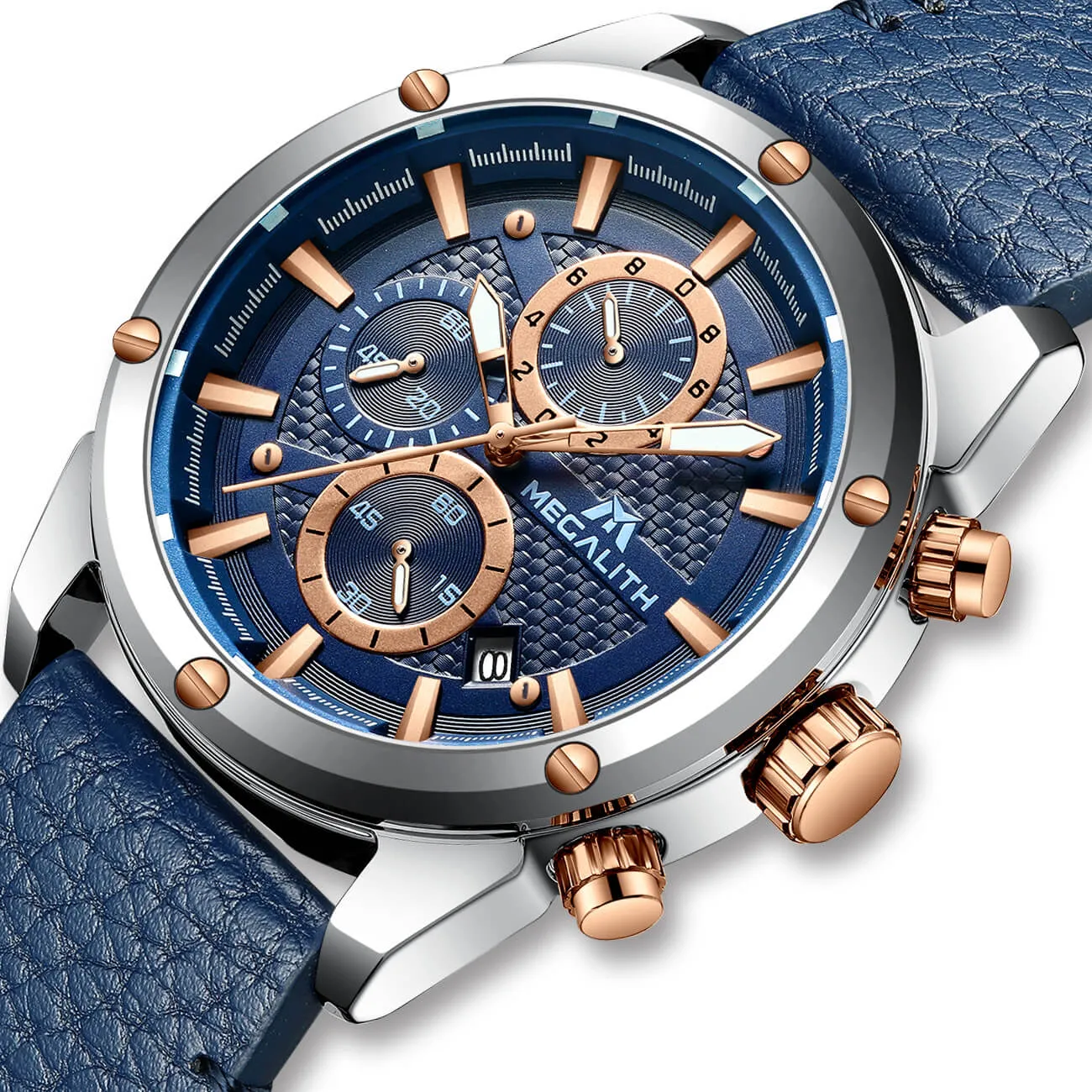 8004M | Quartz Men Watch | Leather Band