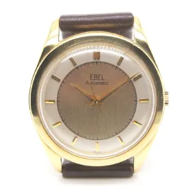 A vintage Ebel 18ct Gold Automatic Strap Watch, c.1960s