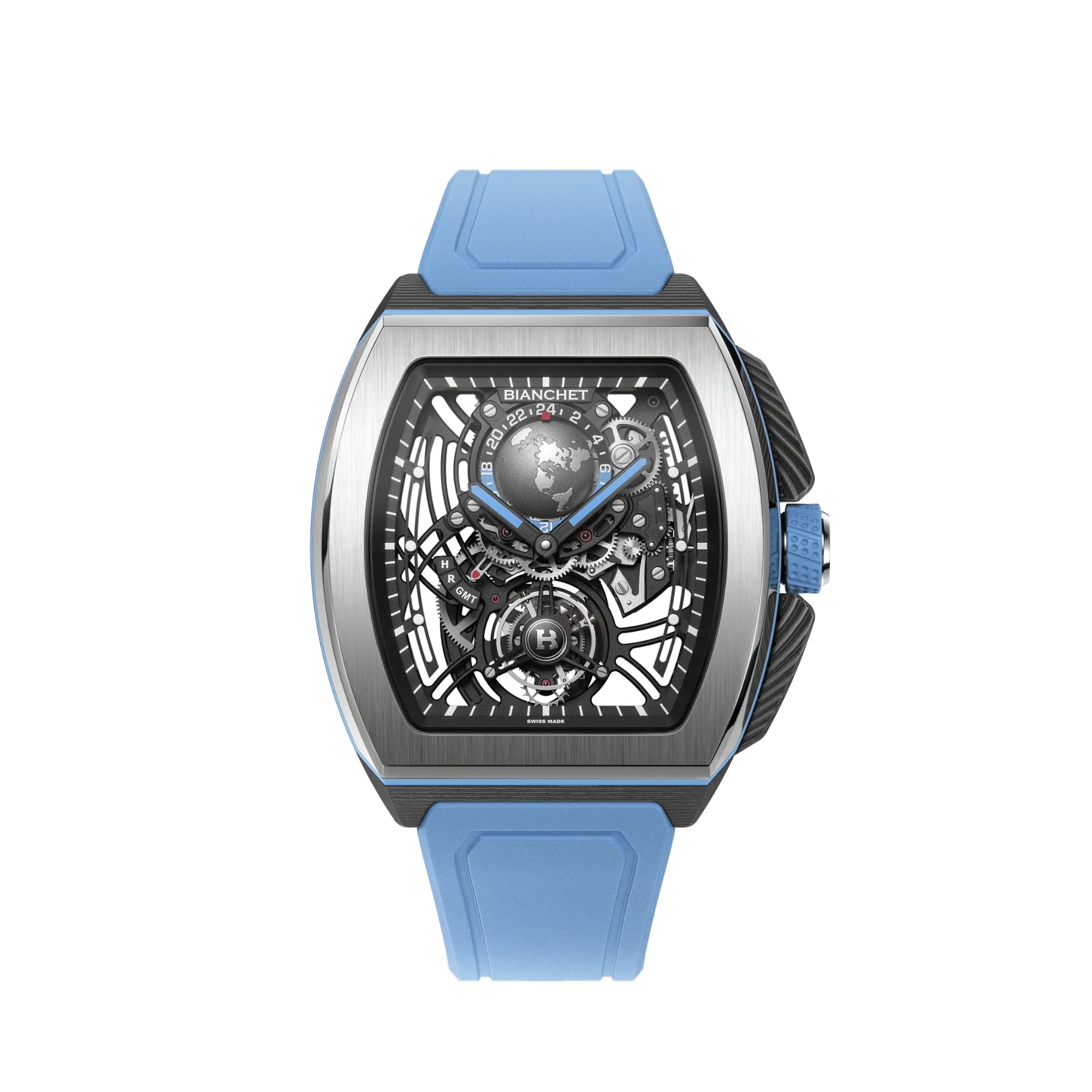 Bianchet Flying Tourbillon Sport GMT - Hybrid Sky Blue
