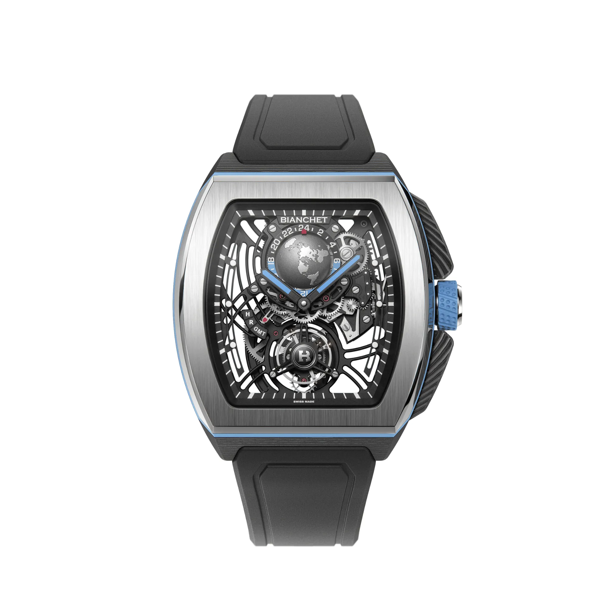 Bianchet Flying Tourbillon Sport GMT - Hybrid Sky Blue