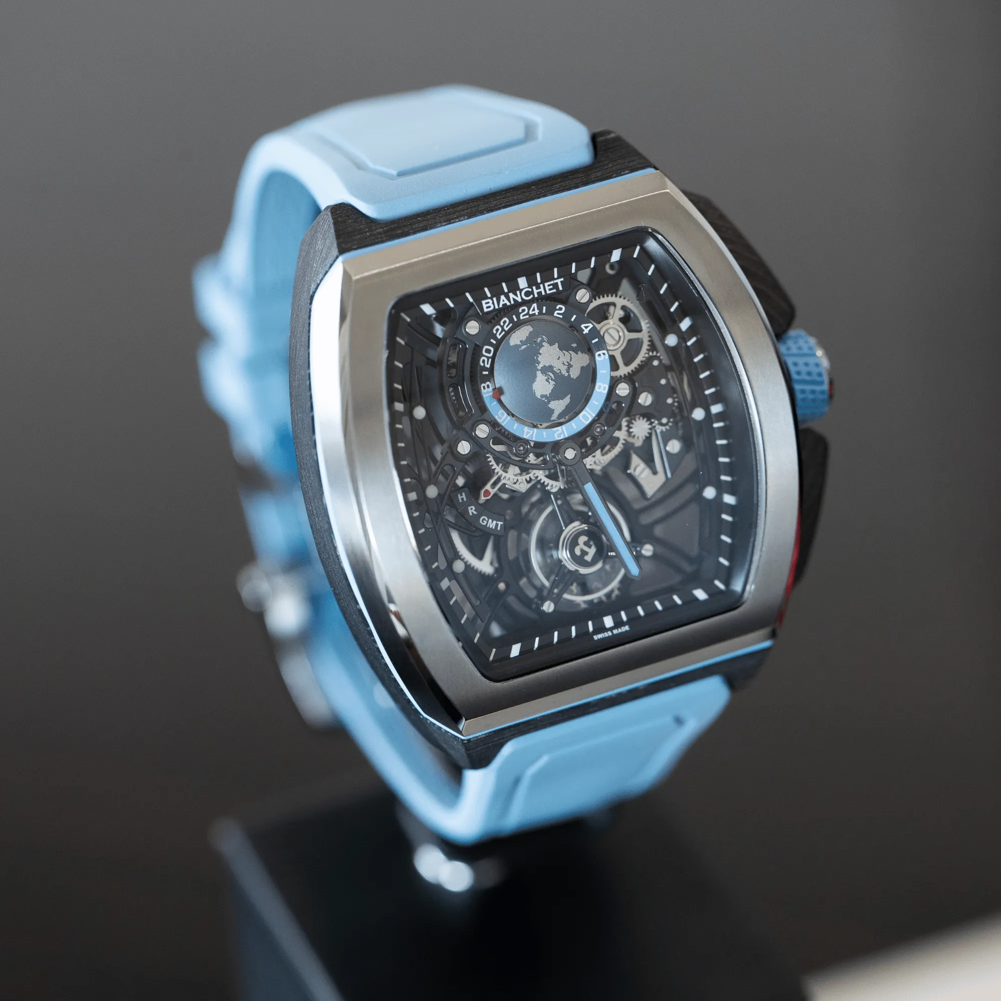 Bianchet Flying Tourbillon Sport GMT - Hybrid Sky Blue