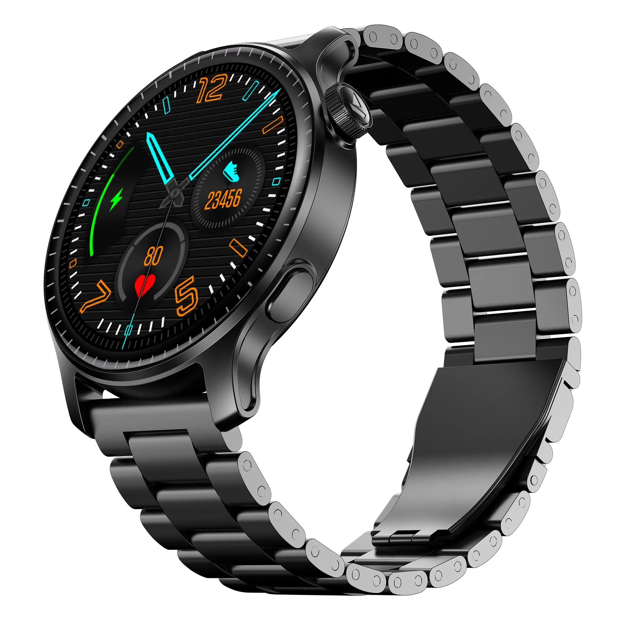 boAt Ultima Prime | Smartwatch with 1.43" AMOLED Display, Cloud Watch Faces, Emergency SOS, BT Calling, Functional Crown