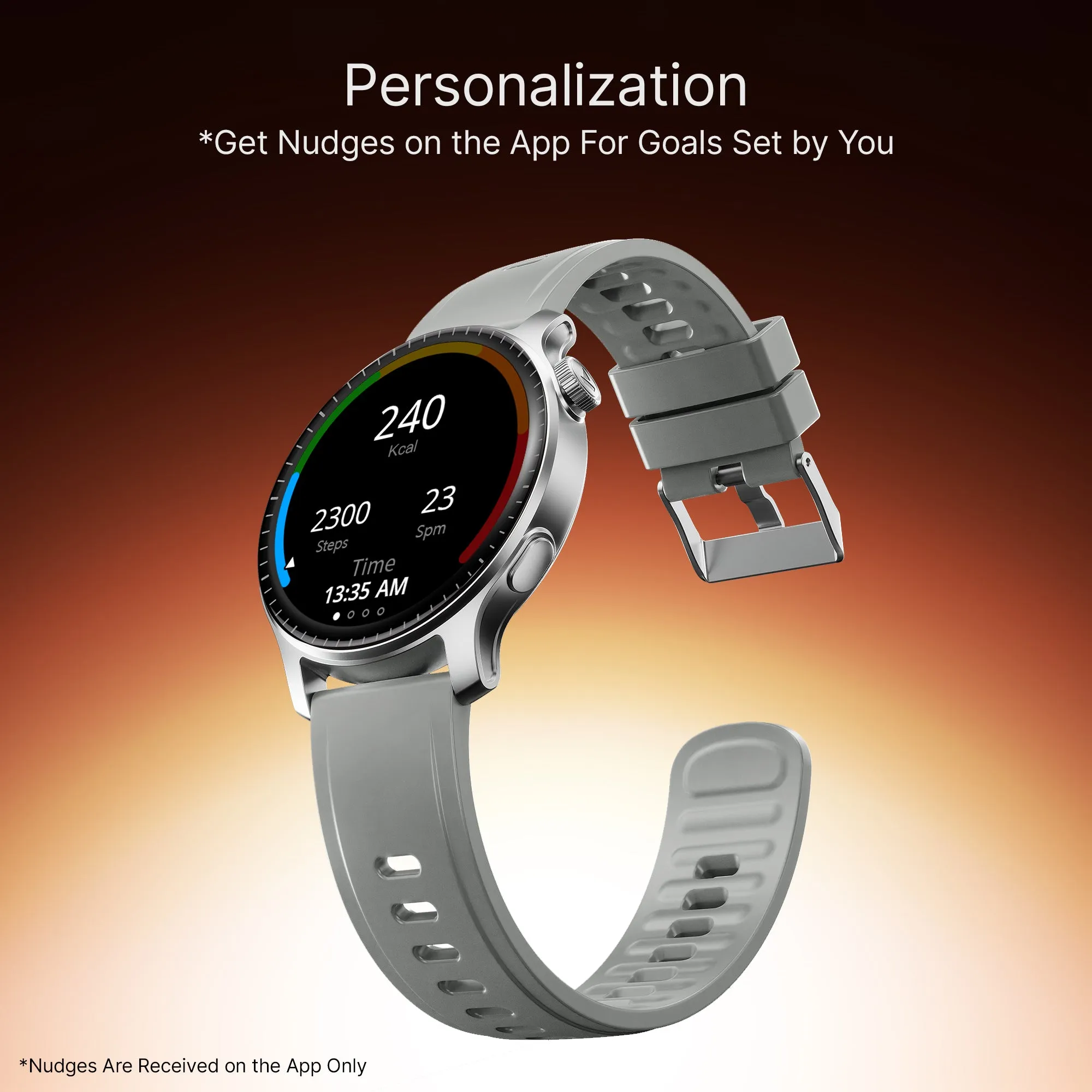 boAt Ultima Prime | Smartwatch with 1.43" AMOLED Display, Cloud Watch Faces, Emergency SOS, BT Calling, Functional Crown