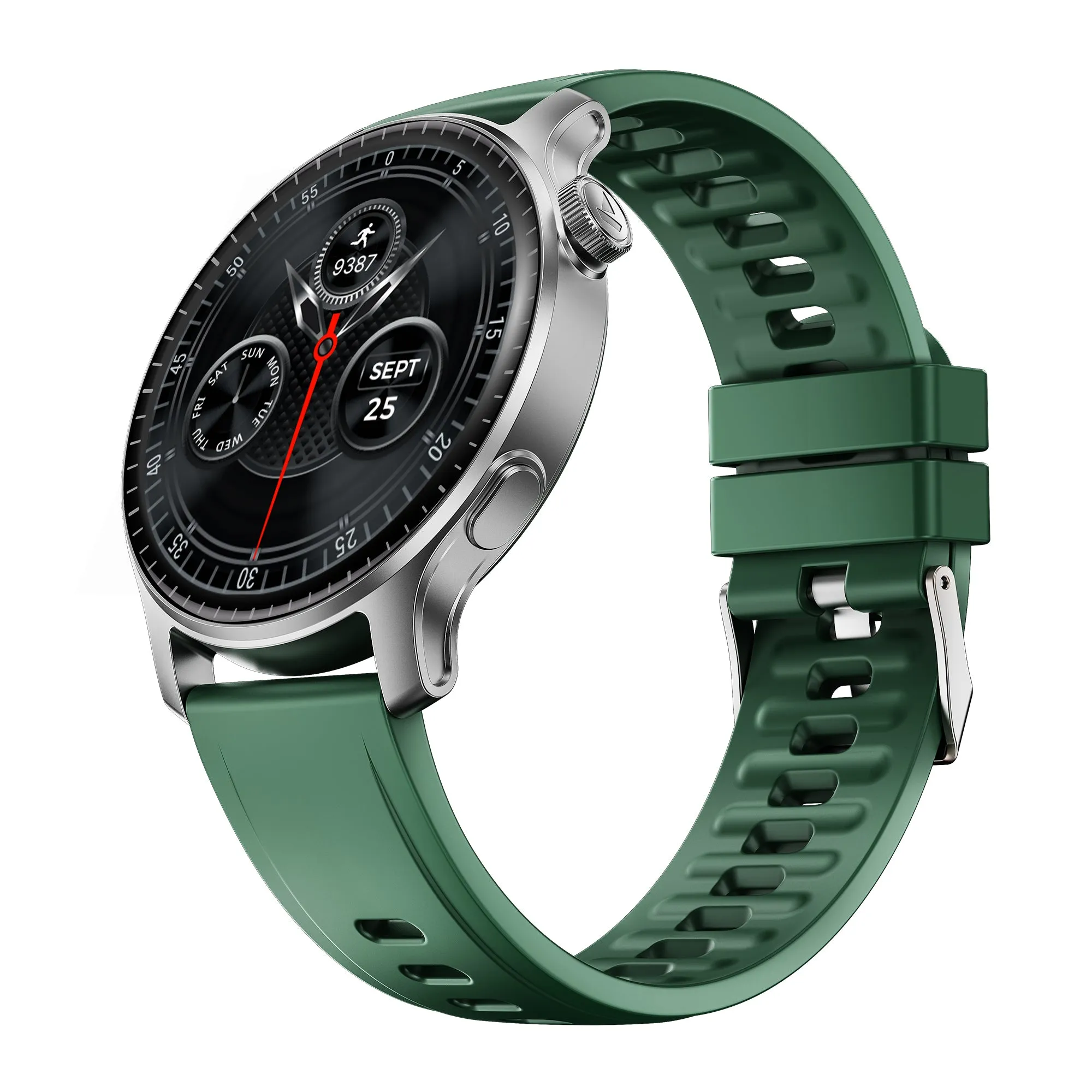 boAt Ultima Prime | Smartwatch with 1.43" AMOLED Display, Cloud Watch Faces, Emergency SOS, BT Calling, Functional Crown