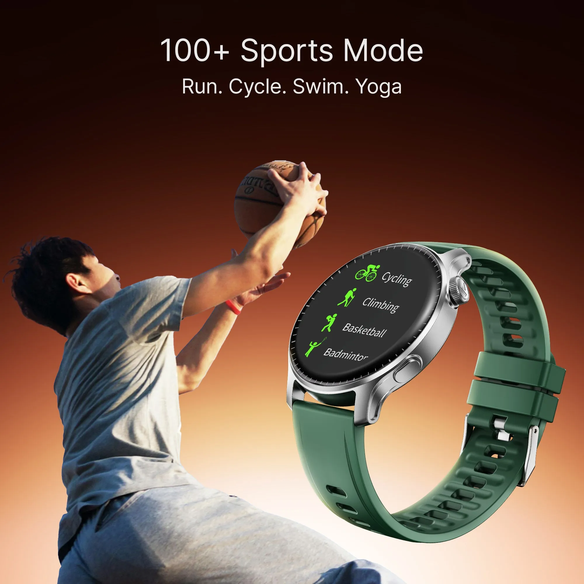 boAt Ultima Prime | Smartwatch with 1.43" AMOLED Display, Cloud Watch Faces, Emergency SOS, BT Calling, Functional Crown