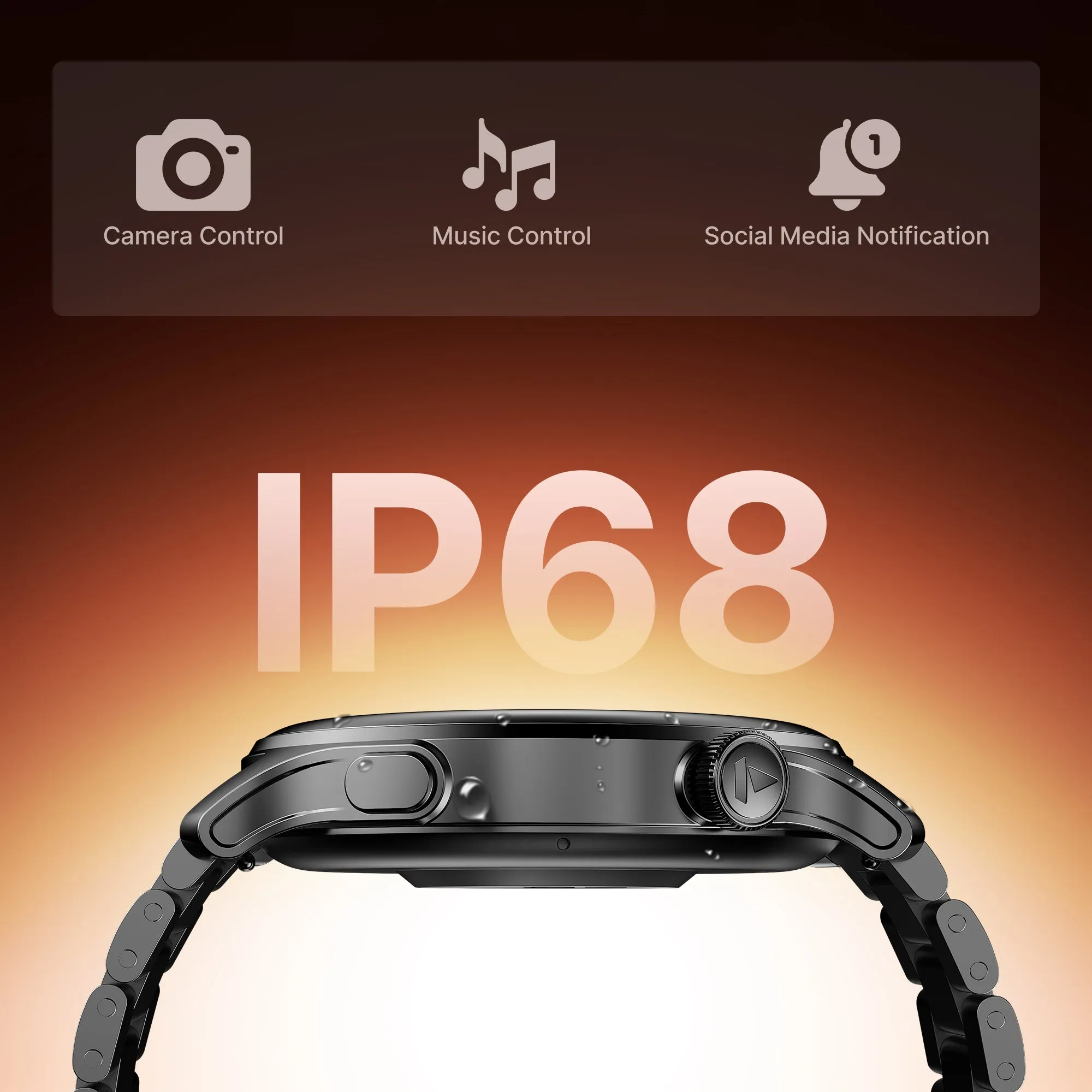 boAt Ultima Prime | Smartwatch with 1.43" AMOLED Display, Cloud Watch Faces, Emergency SOS, BT Calling, Functional Crown