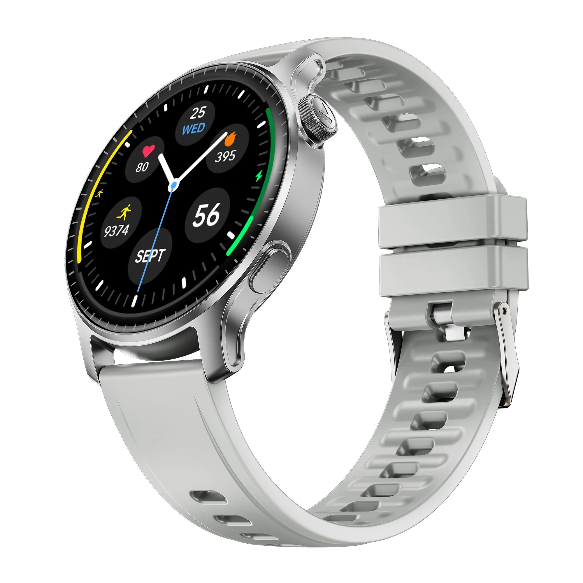 boAt Ultima Prime | Smartwatch with 1.43" AMOLED Display, Cloud Watch Faces, Emergency SOS, BT Calling, Functional Crown