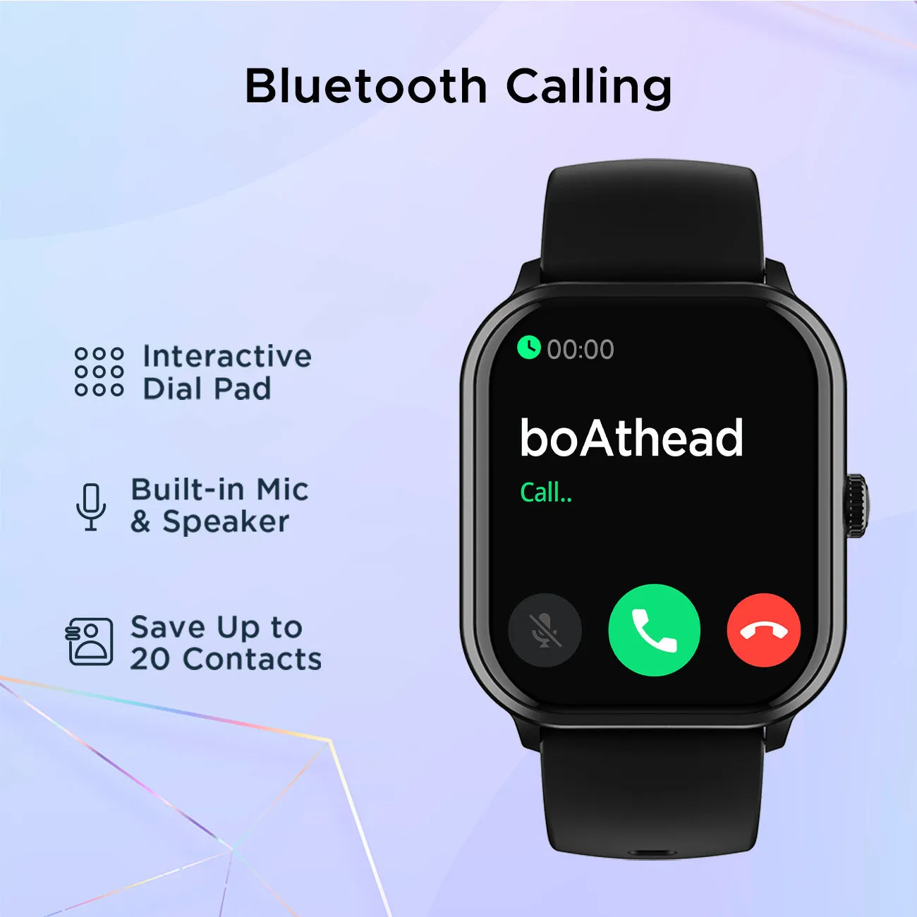 boAt Wave Spin Voice | Smartwatch with 1.85" HD Display, 100  Sports Modes, Functional Crown, Built-in-games