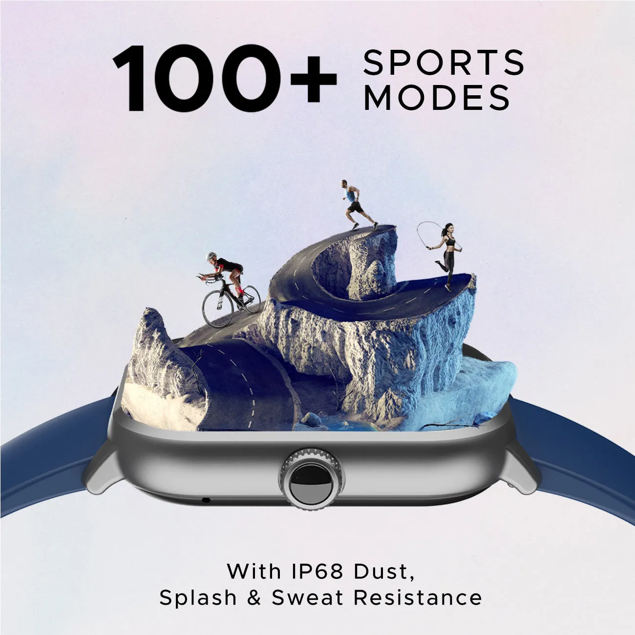 boAt Wave Spin Voice | Smartwatch with 1.85" HD Display, 100  Sports Modes, Functional Crown, Built-in-games