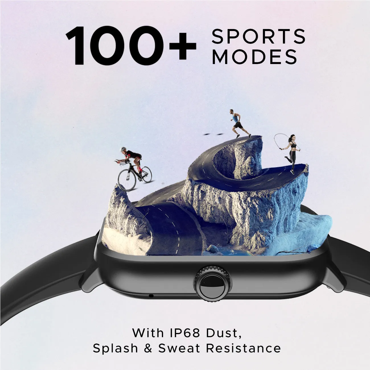 boAt Wave Spin Voice | Smartwatch with 1.85" HD Display, 100  Sports Modes, Functional Crown, Built-in-games
