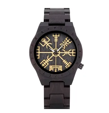 BOBO BIRD VINTAGE PIRATE COMPASS SYMBOL WOODEN WATCHES