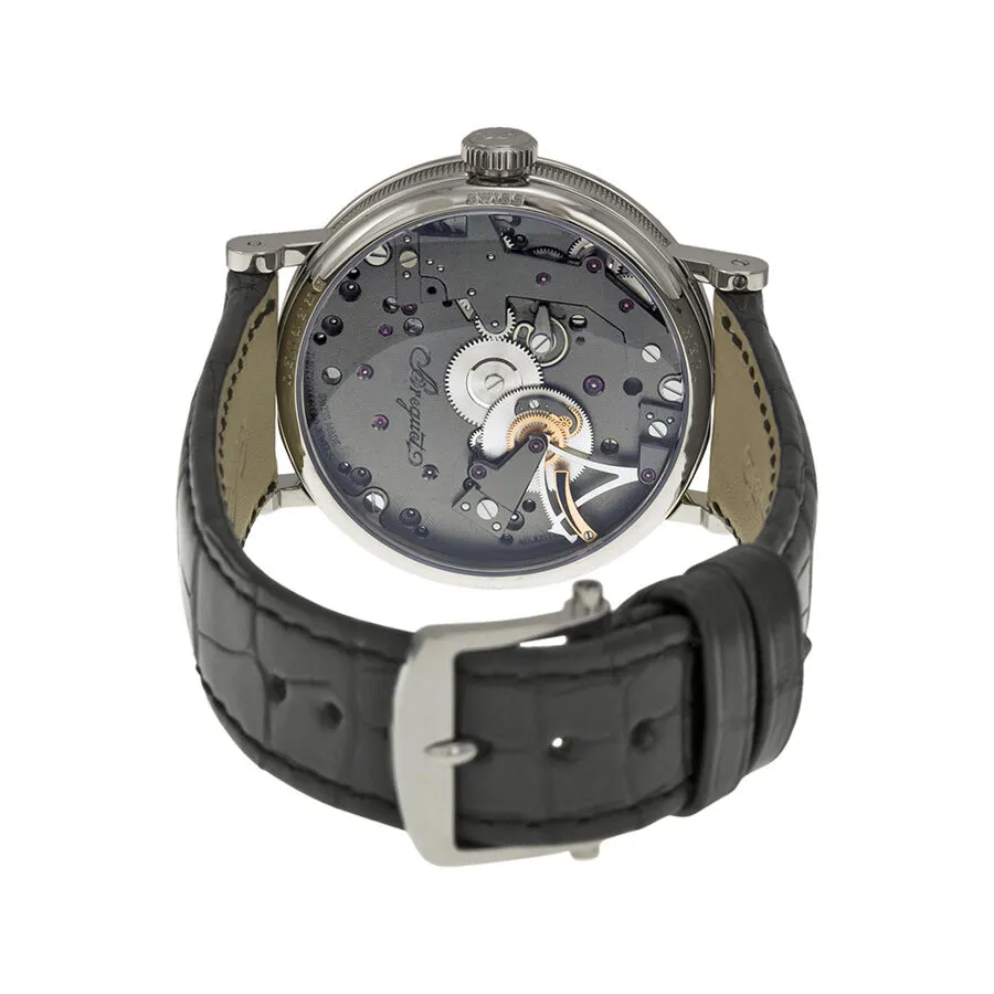 Breguet Tradition Black Skeleton Dial 18kt White Gold Black Leather Men's Watch 7027BBG99V6 7027BB/G9/9V6