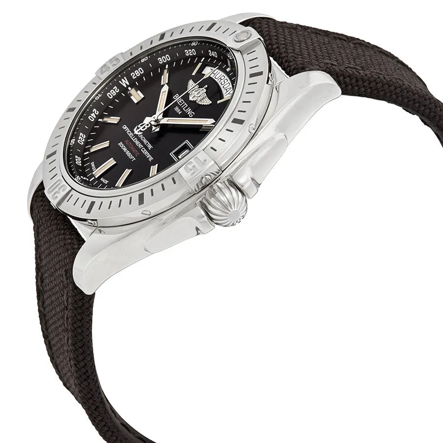Breitling Galactic 44 Automatic Black Dial Men's Watch A45320B9/BD42BKFT A45320B9-BD42-103W-A20BA.1