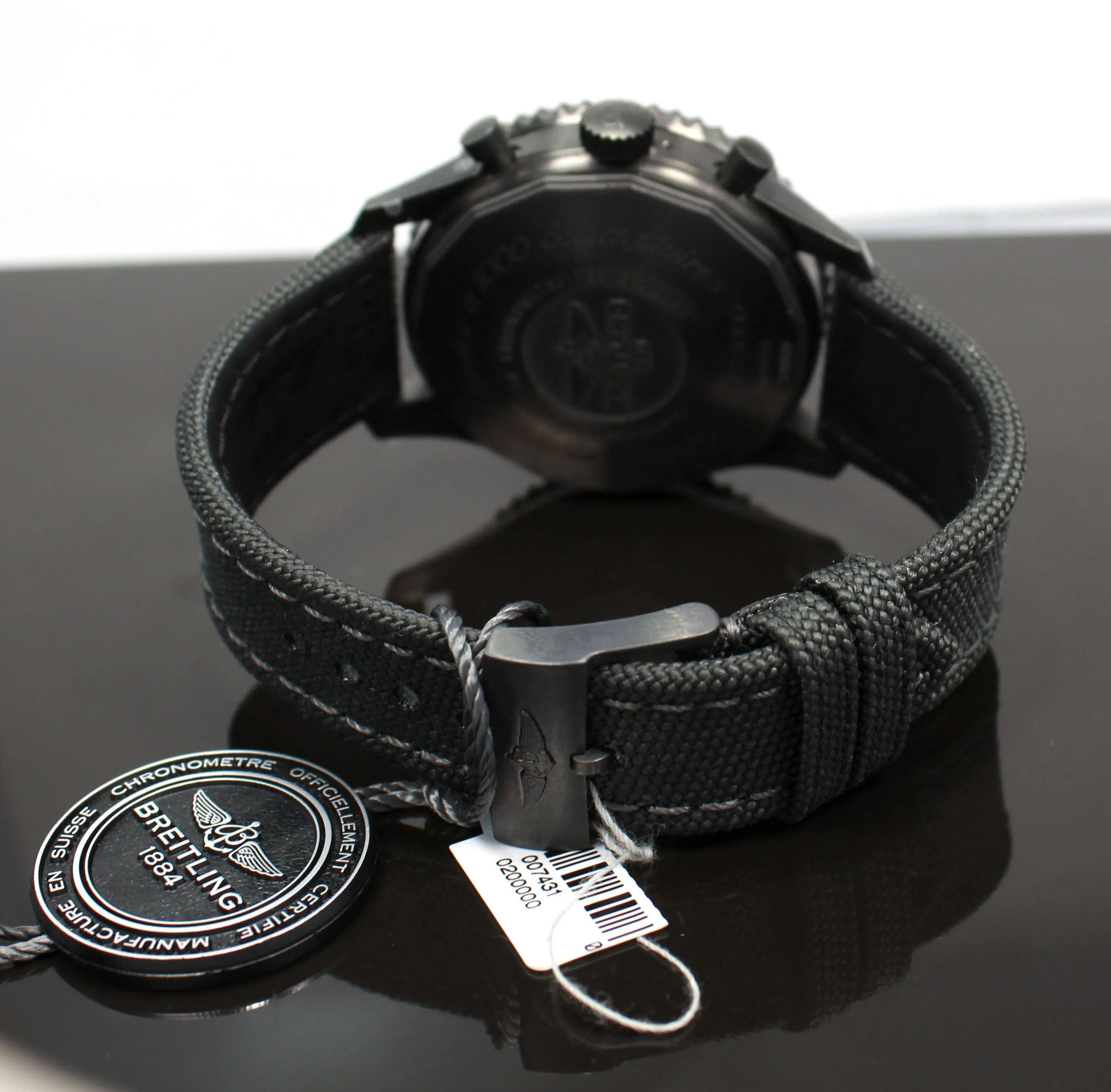 BREITLING Navitimer 1461 m1938022/bd20 LIMITED EDITION 48mm Black Steel Chronograph Moon Phase NEW