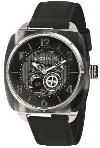 Briston Streamliner Skeleton Grey Acetate