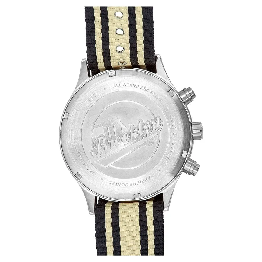 Brooklyn Watch Co. Bedford Brownstone II Chronograph Quartz Men's Watch 309-CRM-1