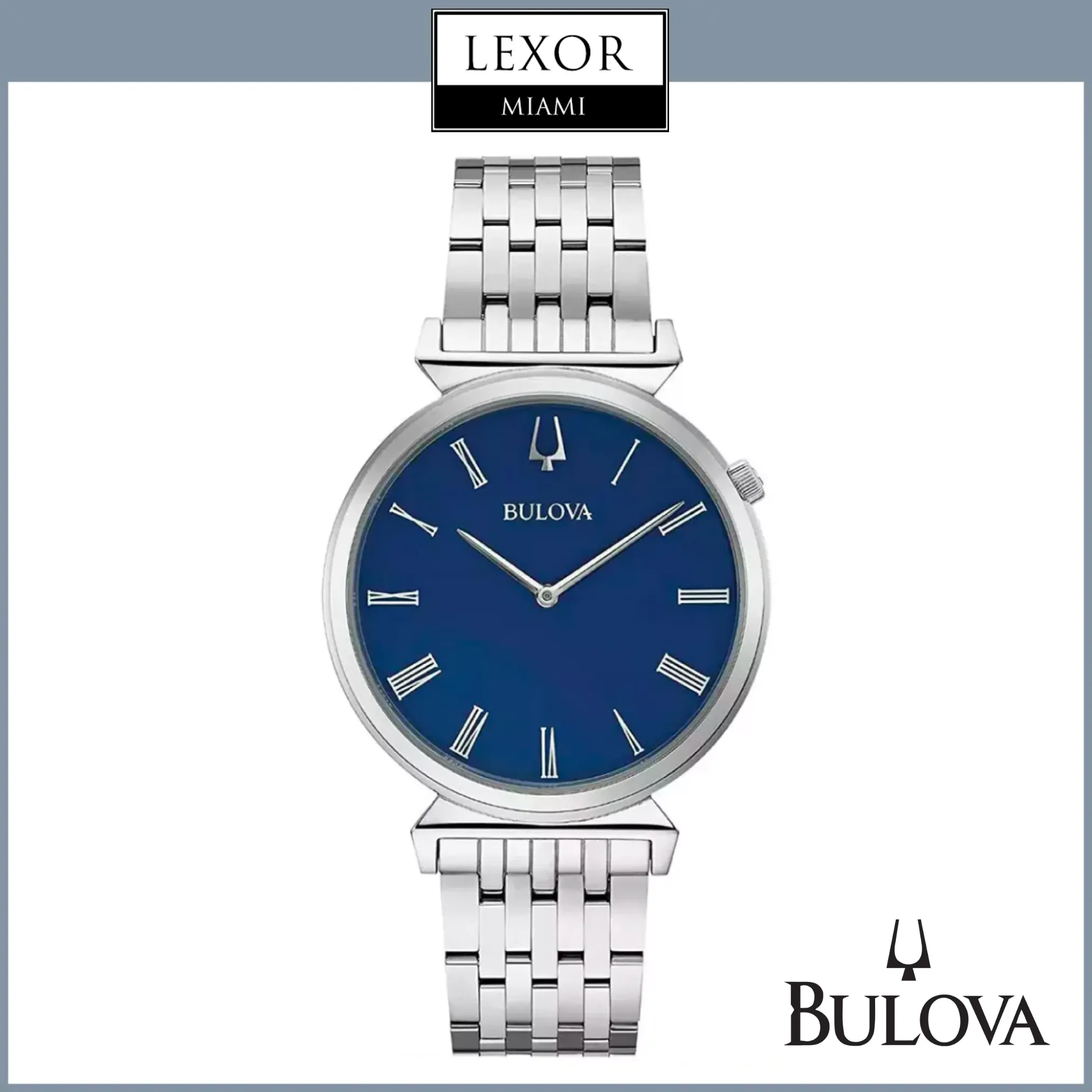 Bulova 96A233 Regatta Silver Stainless Steel Strap Men Watches