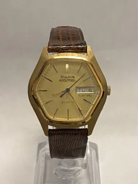 BULOVA Accutron Solid Gold Octagonal Case C.1960's Men's Watch- $10K APR w/ COA!