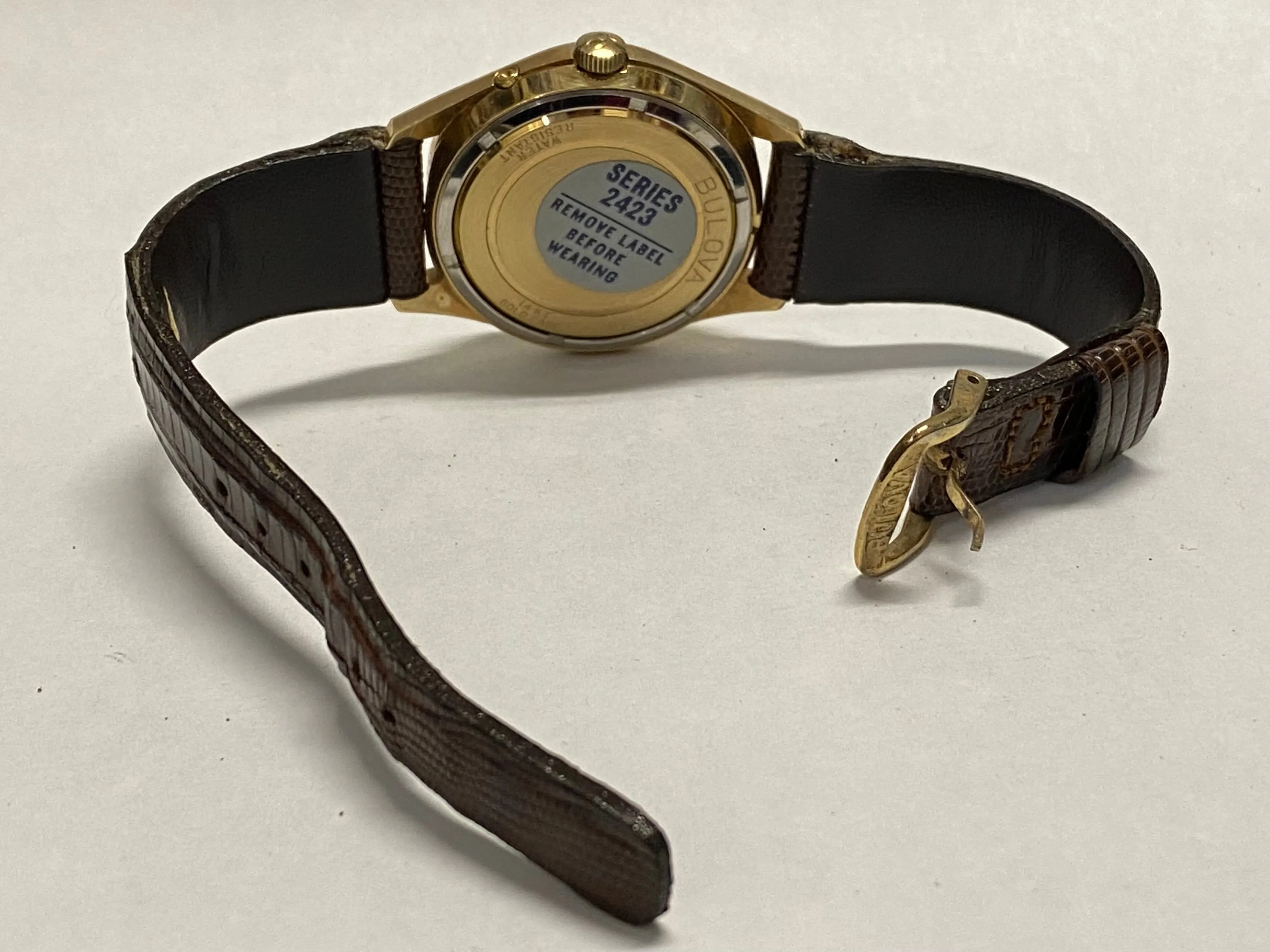 BULOVA Accutron Solid Gold Octagonal Case C.1960's Men's Watch- $10K APR w/ COA!