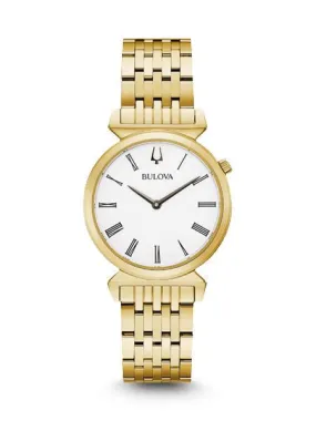 Bulova Women's Classic Gold Tone Watch 97L161