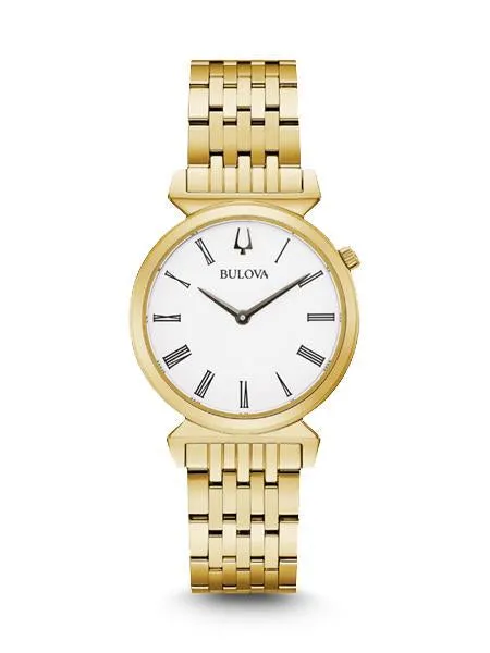 Bulova Women's Classic Gold Tone Watch 97L161
