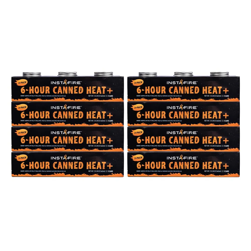 Canned Heat  & Cooking Fuel (24 Total Cans) by InstaFire