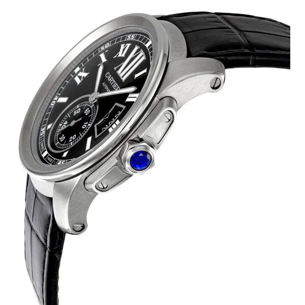 Cartier Calibre de Cartier Steel Automatic Men's Watch W7100041