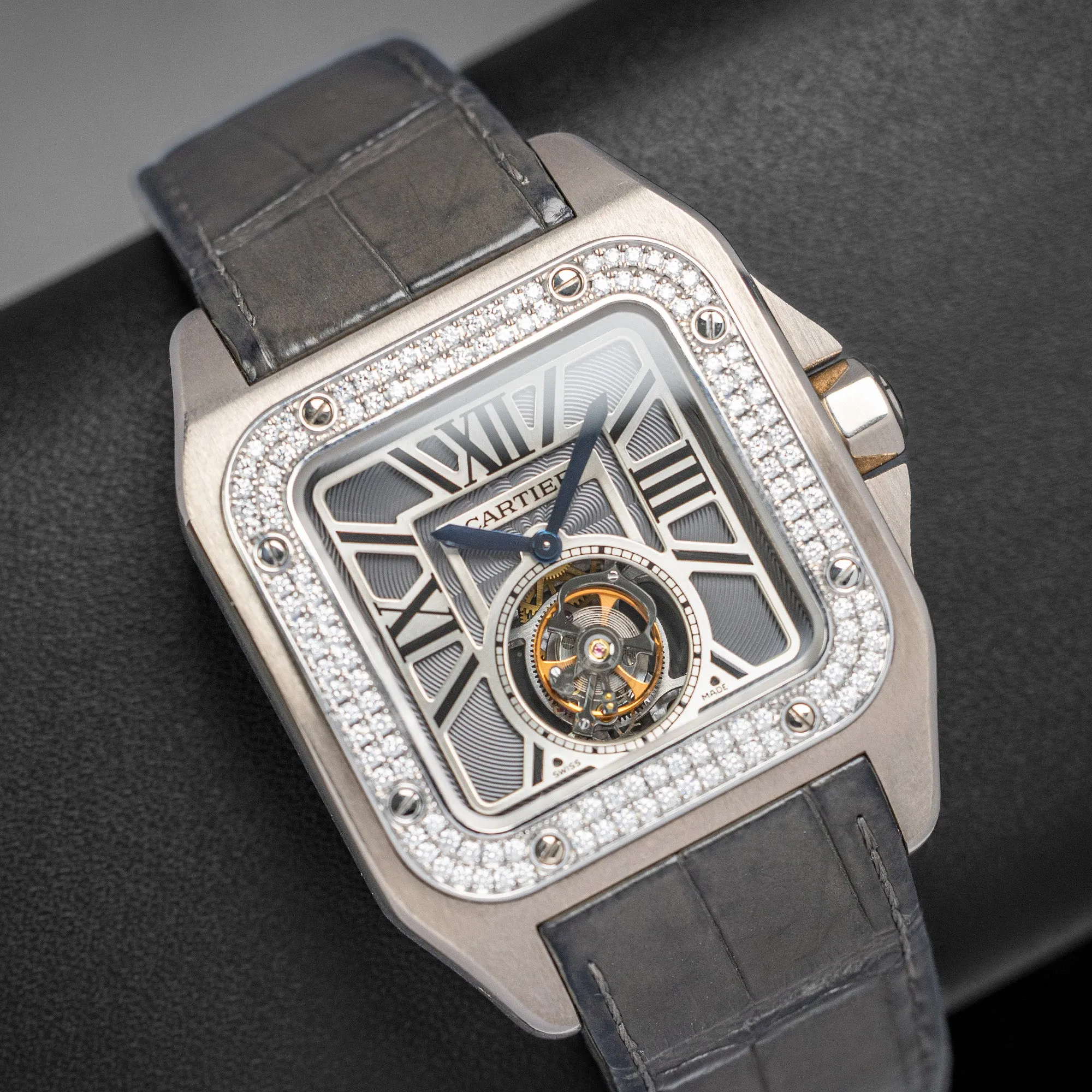 Cartier Santos 100 Flying Tourbillon W2020017